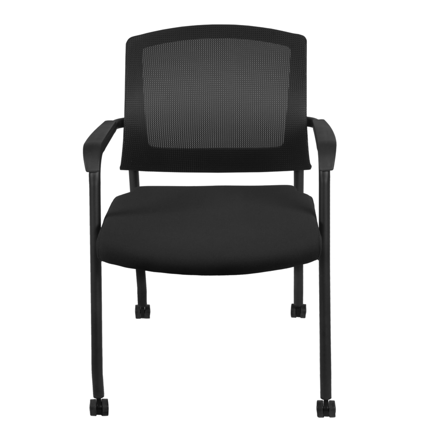 Regency Knight Mesh Stacking Chair With Casters Black PopularChairscom Regency Knight Mesh Stacking Chair With Casters Black PopularChairscom