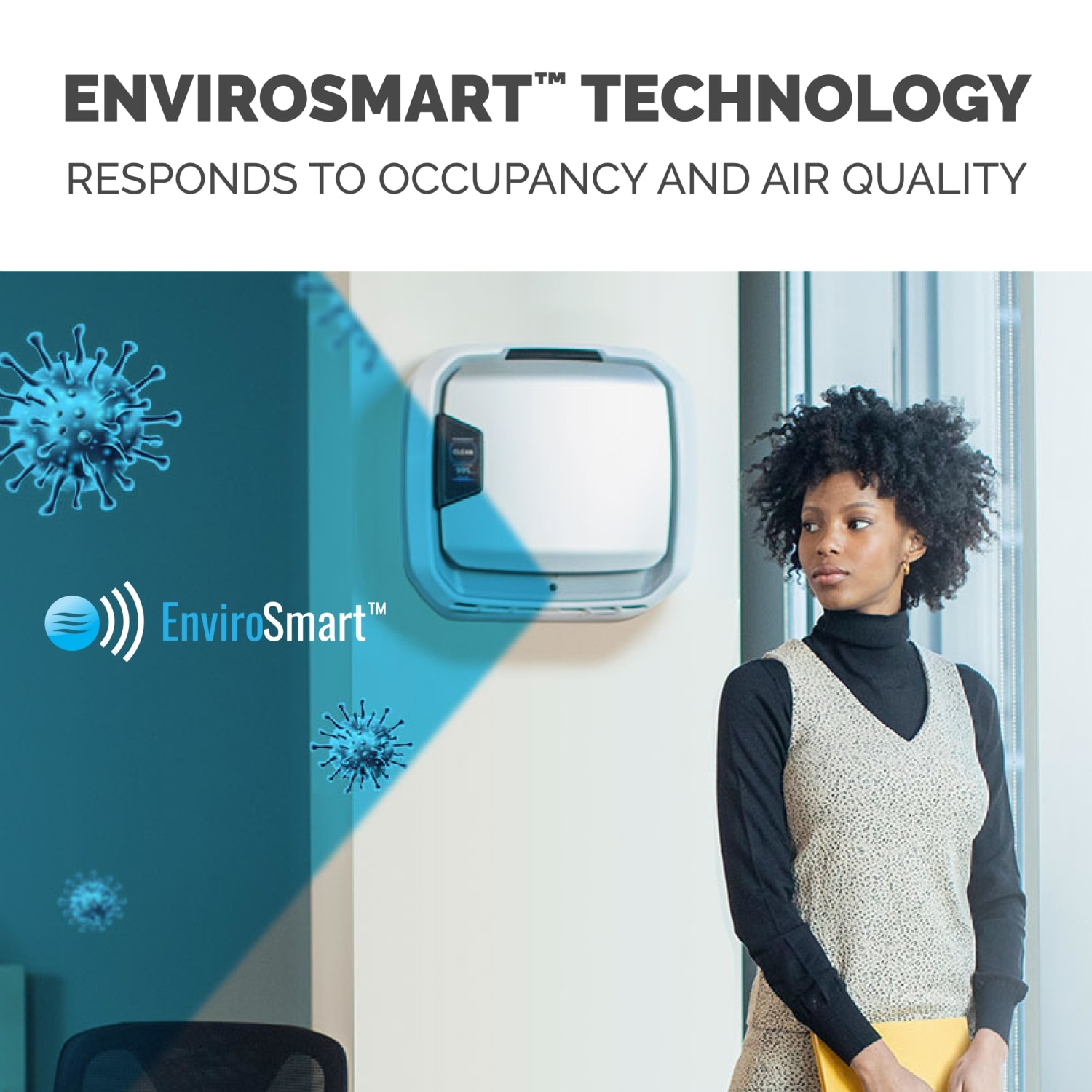 Fellowes AeraMax Pro AM3R PC  PureView Air Purifier, Plug-in Wall Mount, H13 True HEPA Filtration,  550 Sq. Ft. Coverage, Silver - Image 6