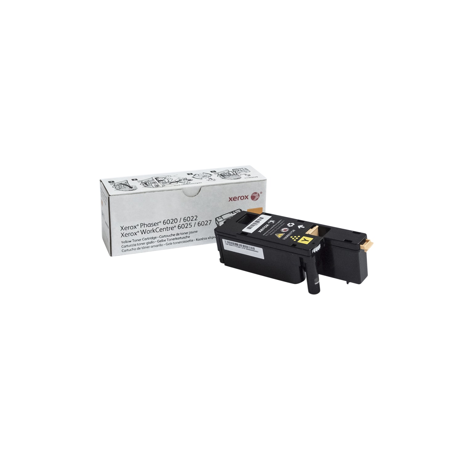Xerox WorkCentre 6027 Yellow Toner Cartridge (106R02758)