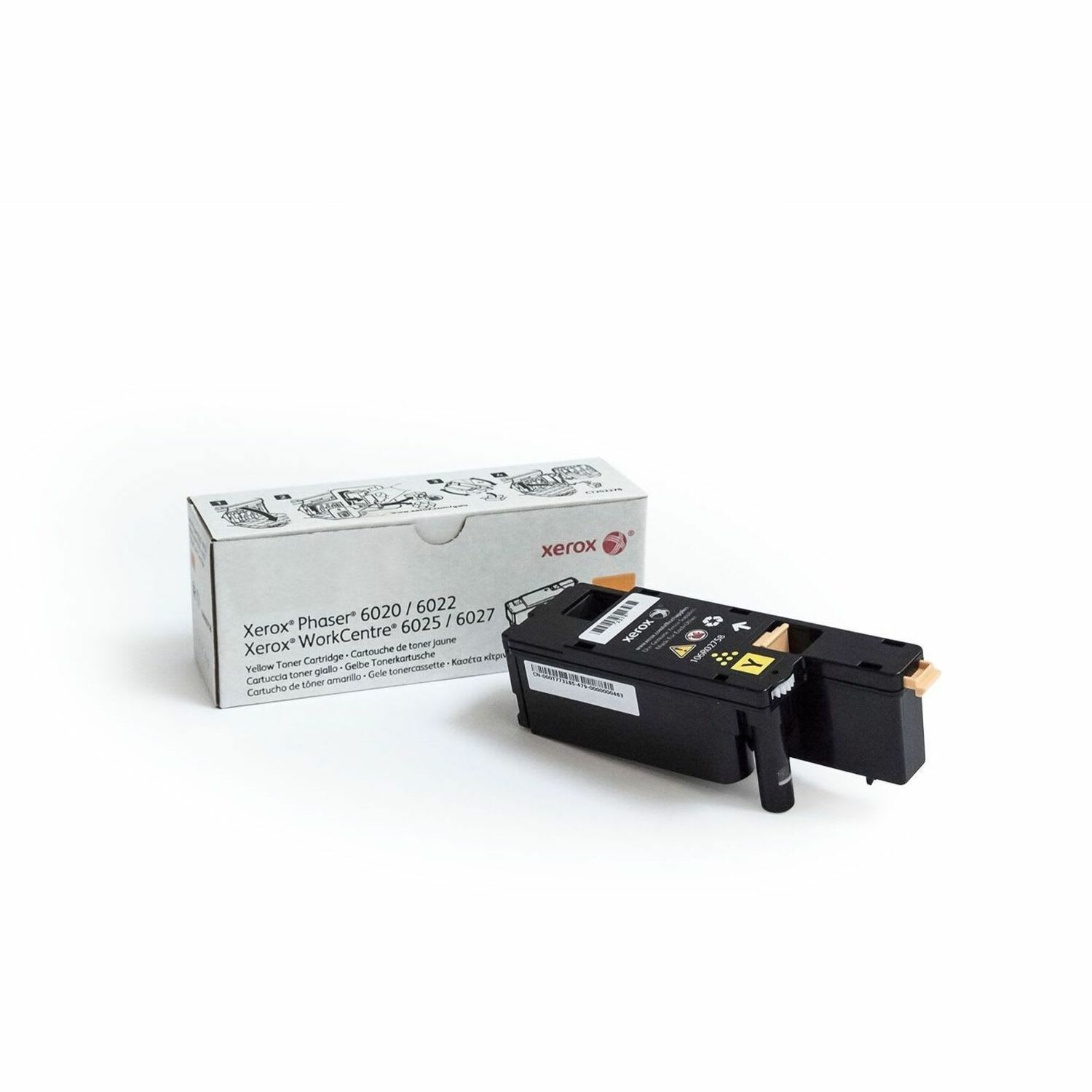 Xerox 6022/6027 Yellow Toner Cartridge, 106R02758 - Image 3