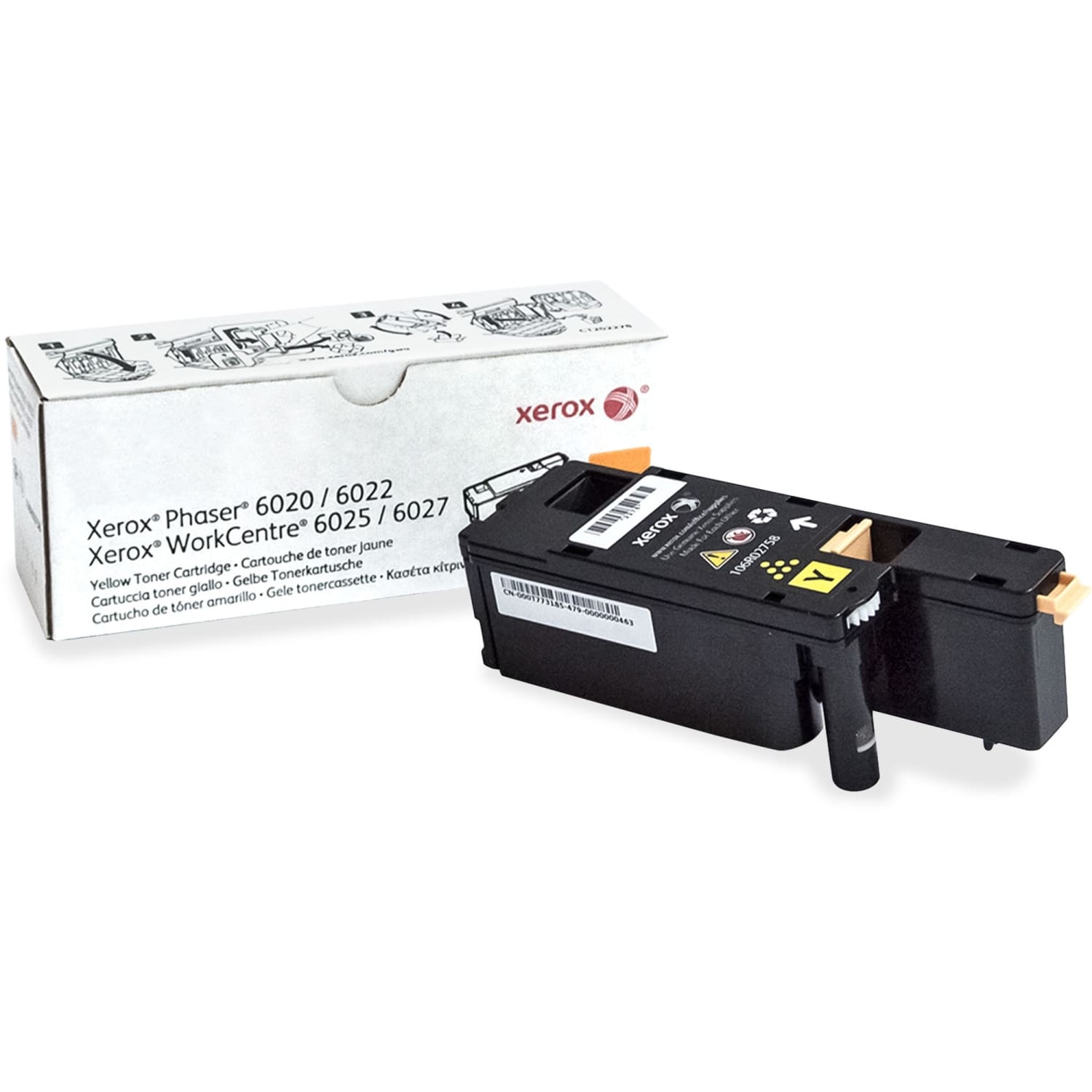 Xerox 6022/6027 Yellow Toner Cartridge, 106R02758 - Image 5