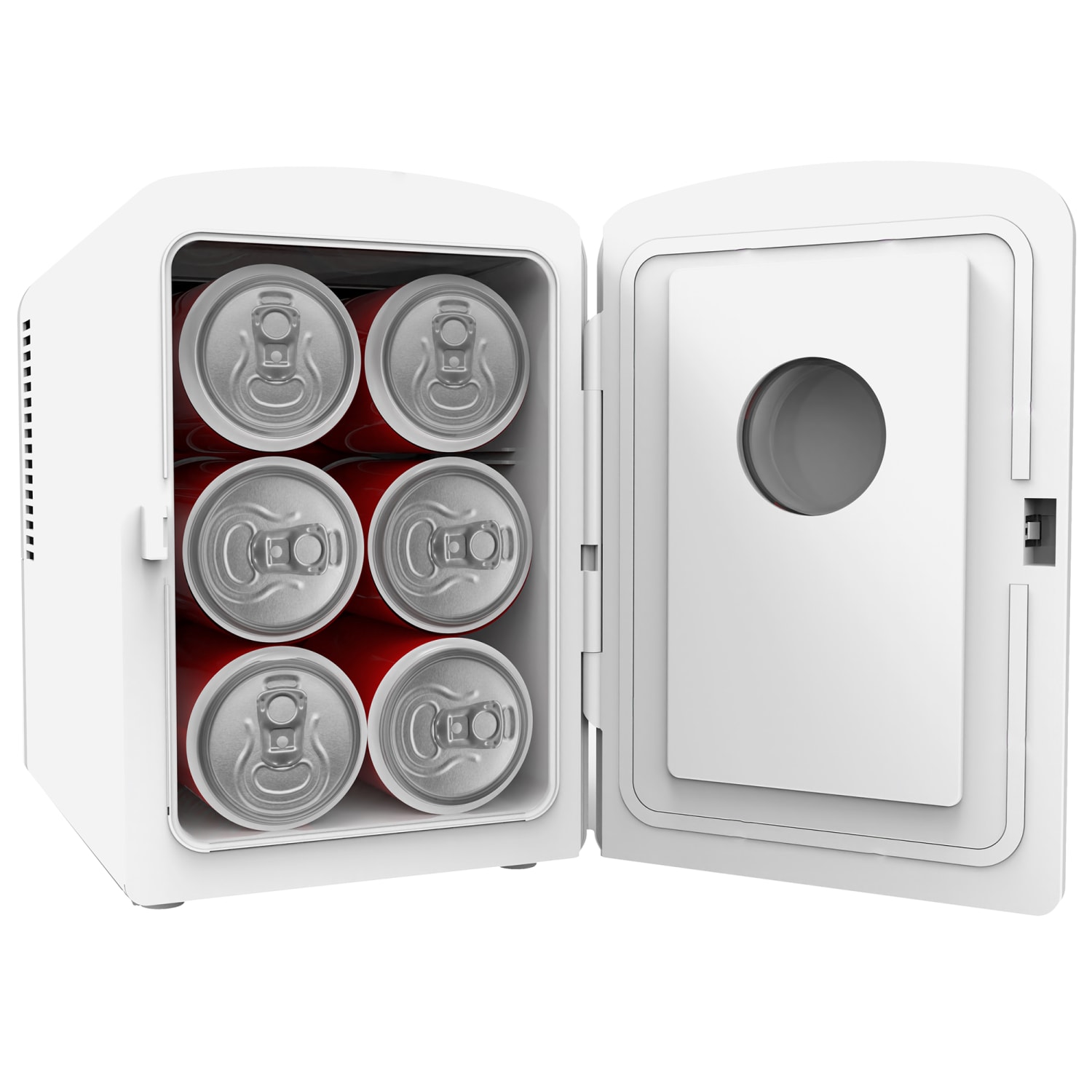 Frigidaire 9-Can Mini Fridge Cooler with Crocodile Door, White, EFMIS181-WHTCROC - Image 3