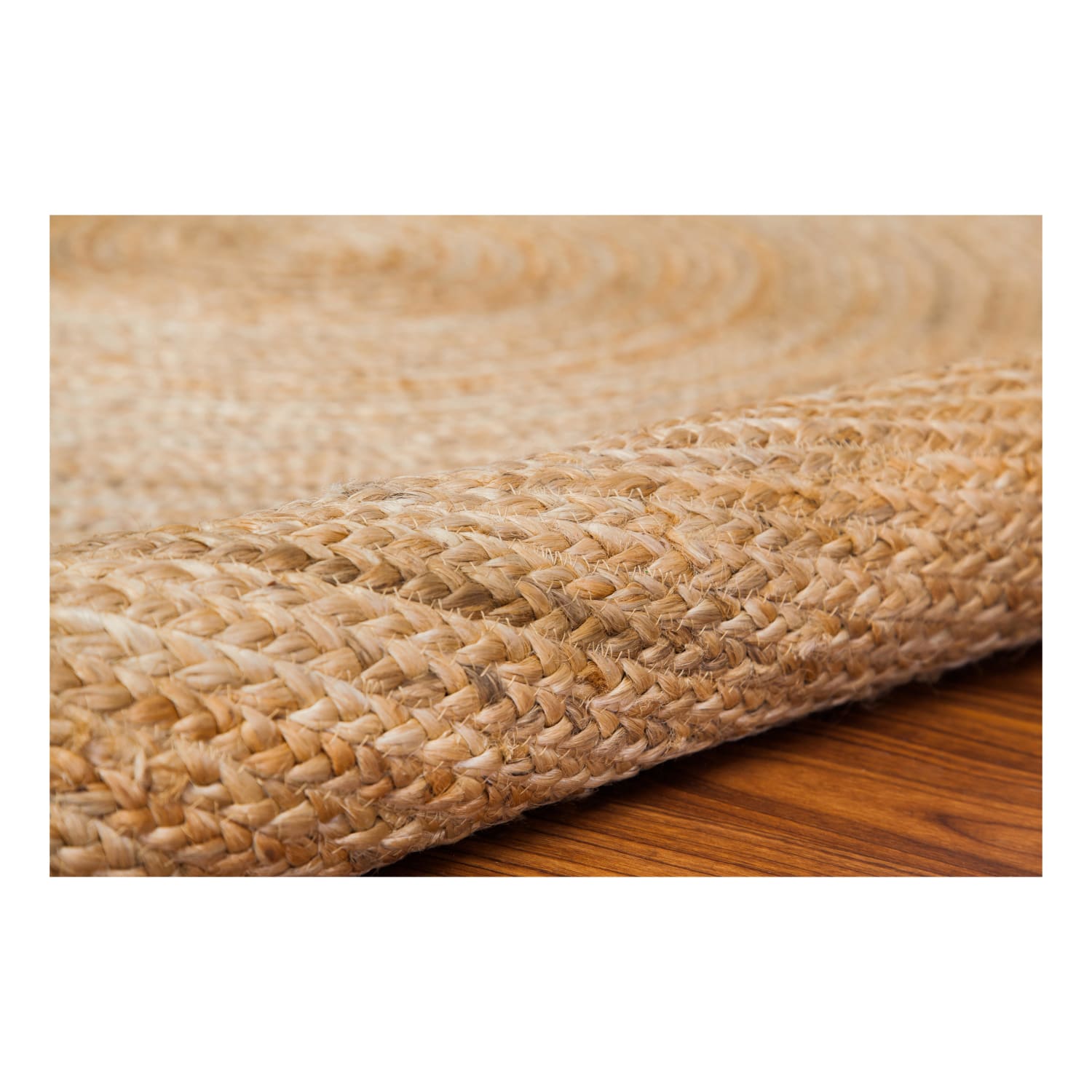 Anji Mountain Kerala Natural Jute Rug, 4ft, Tan - Image 6