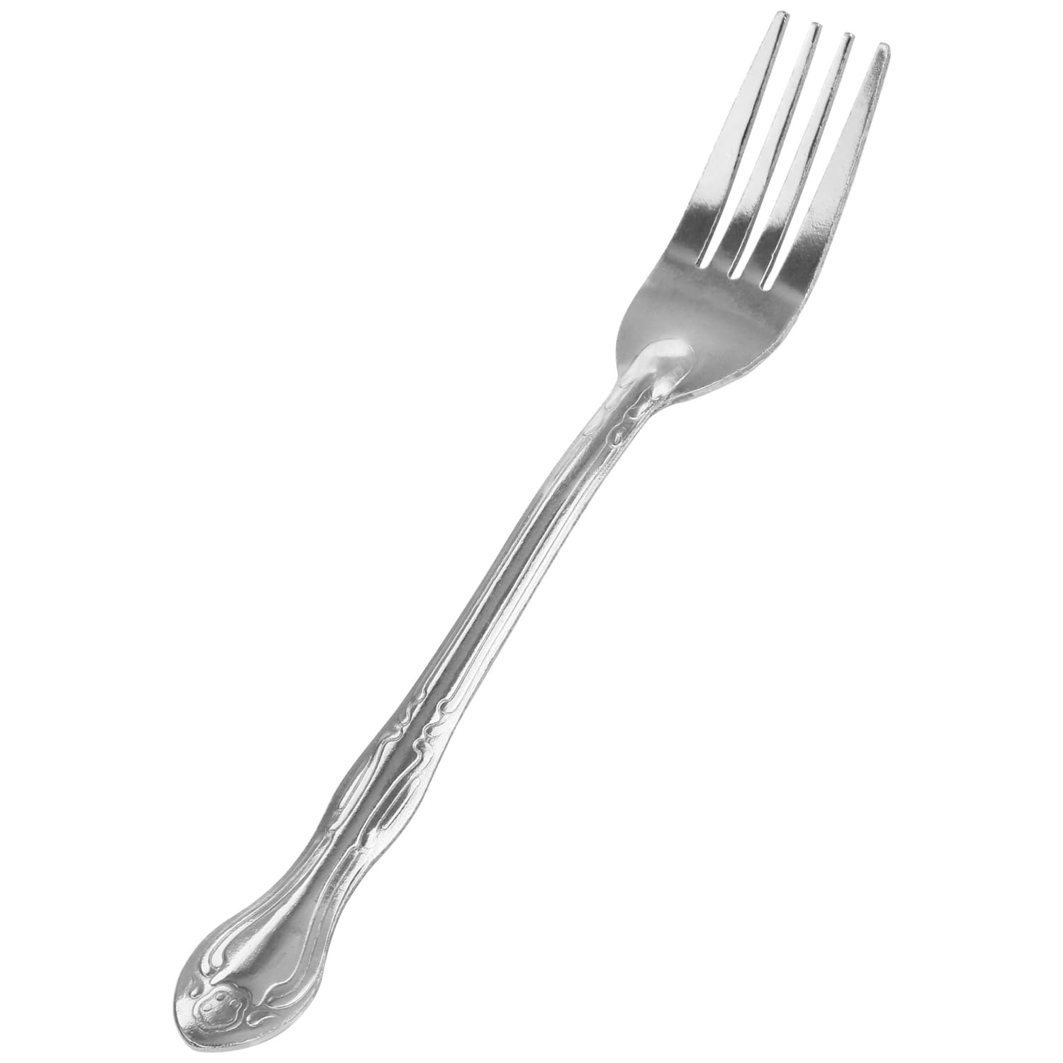Gibson Home Abbie 4-Piece Stainless Steel Dinner Fork Set, Silver - Image 4