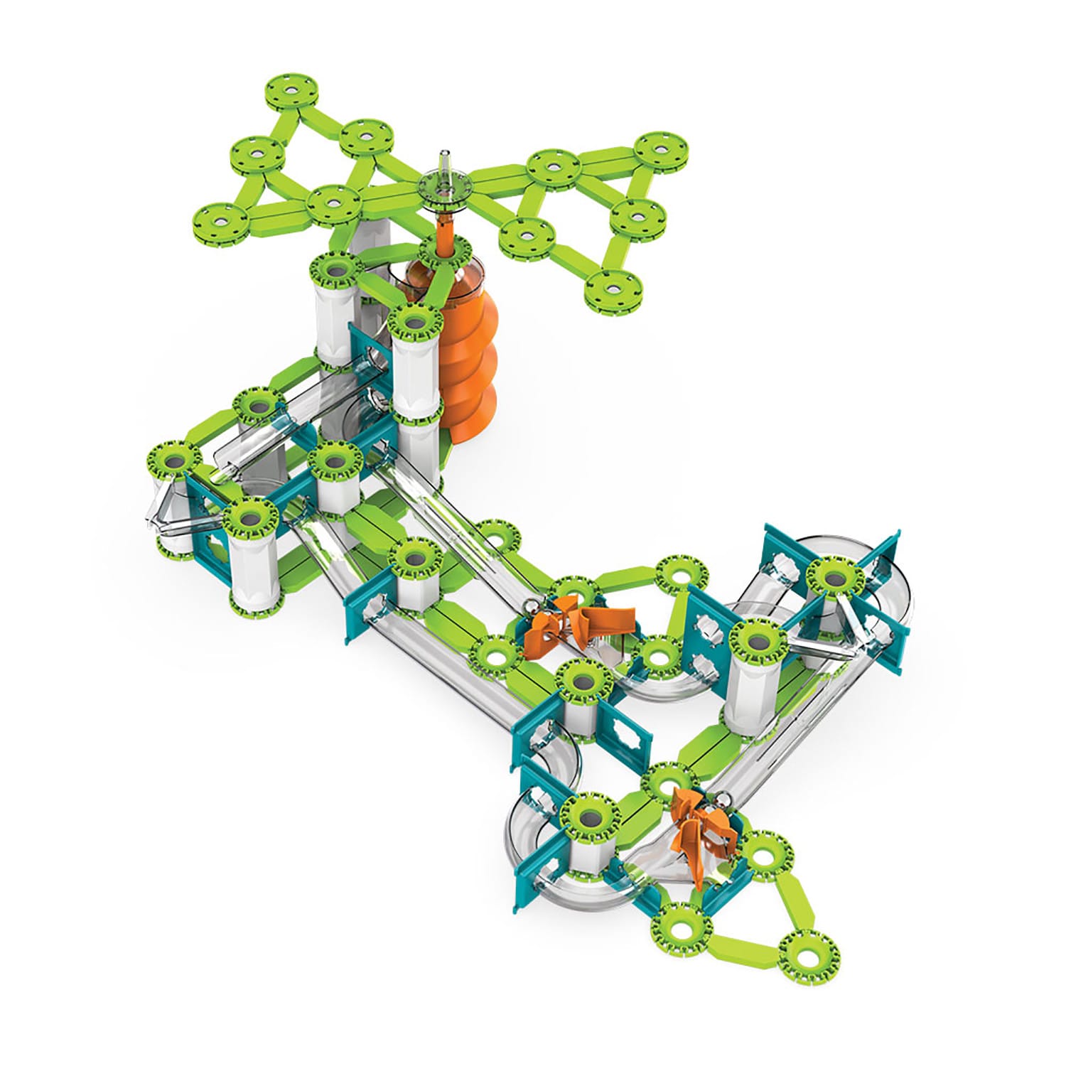Geomag Mechanics Gravity Construction Set, Loops & Turns Recycled, 130 Pieces - Image 4