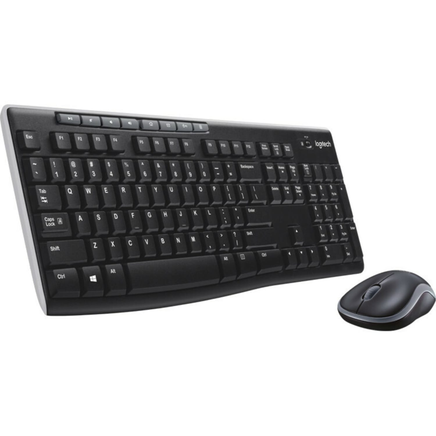 Logitech MK270 Wireless Keyboard and Mouse Combo - USB Plunger Wireless RF 2.40 GHz Keyboard - 103 Key - 920008813 - Image 4
