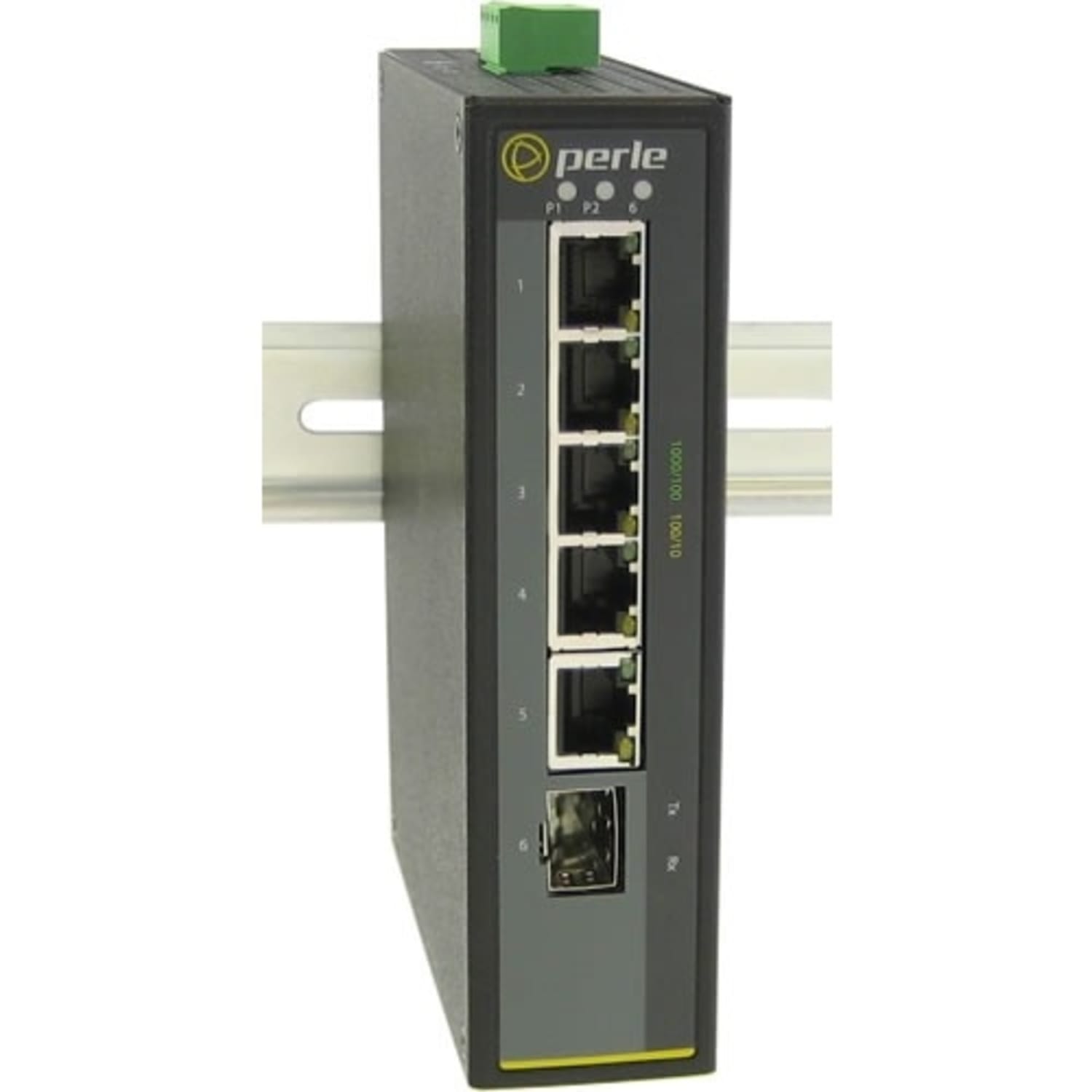 Perle IDS-105G-SFP - Industrial Ethernet Switch - 5 Ports - 10/100/1000Base-T - 2 Layer Supported - 1 SFP Slots - Rail-mountable, Wall Mountable, Panel-mountable - 5 Year Limited Warranty - Image 3