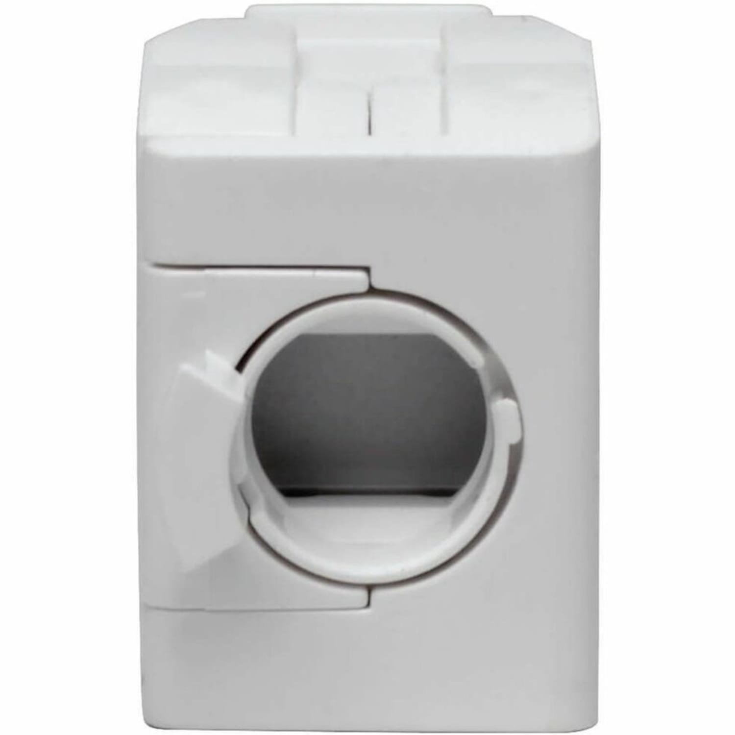 Eaton Tripp Lite Series Cat6/Cat5e Toolless Keystone Jack RJ45 Shuttered, Dust Cap PoE/PoE+ Compliant, White, TAA - Modular insert - CAT 5/5e/6 - RJ-45 - white - government GSA - TAA Compliant - Image 3