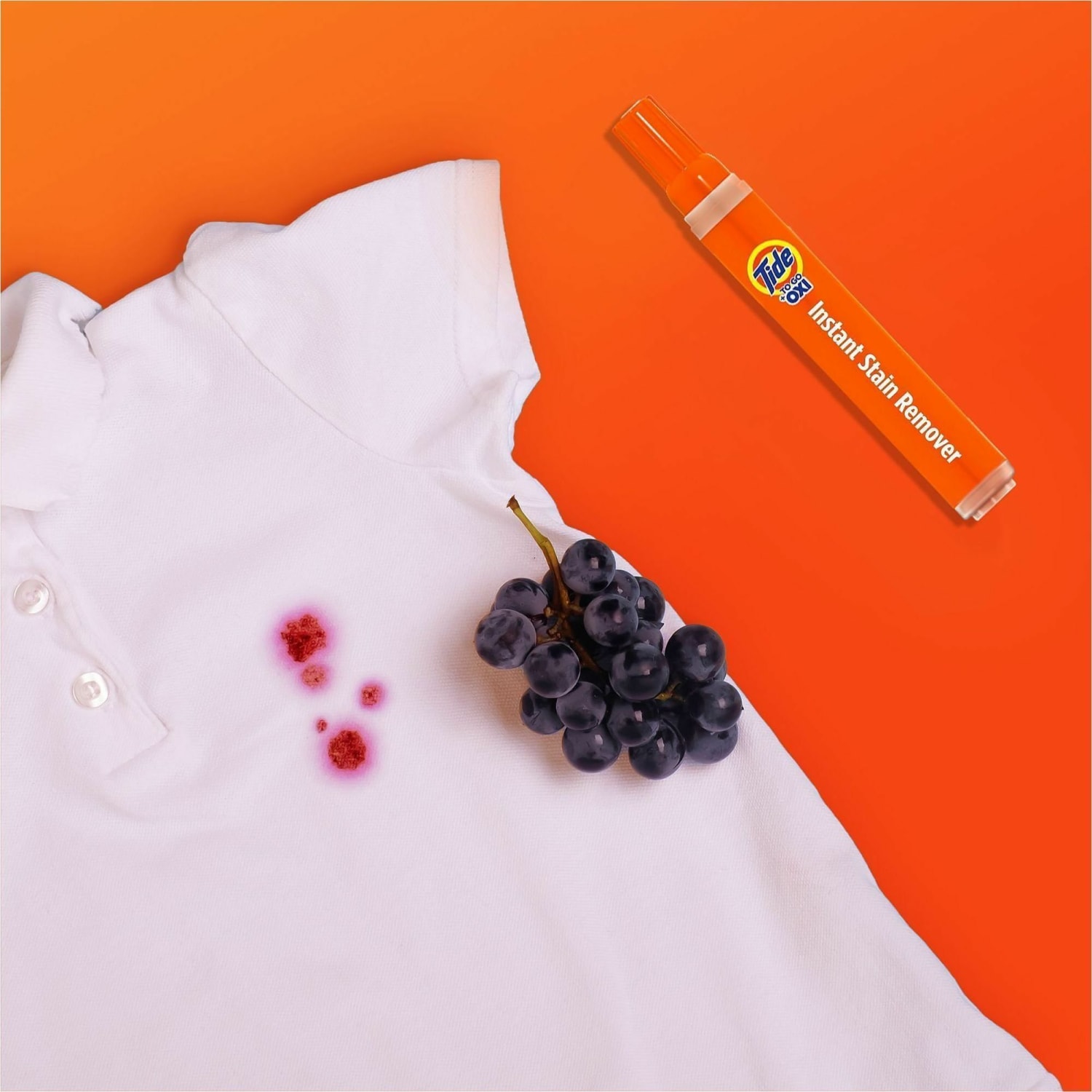 Tide To Go Stain Remover Pen - 0.34 oz (0.02 lb) - Phosphate-free, Machine Washable, Bleach-free - Orange - 1 Each - Image 3
