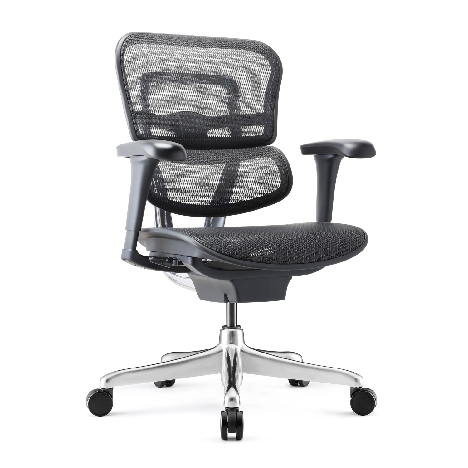 WorkPro 12000 V2 Series Ergonomic Mesh Mid-Back Manager Chair, Black - Image 3