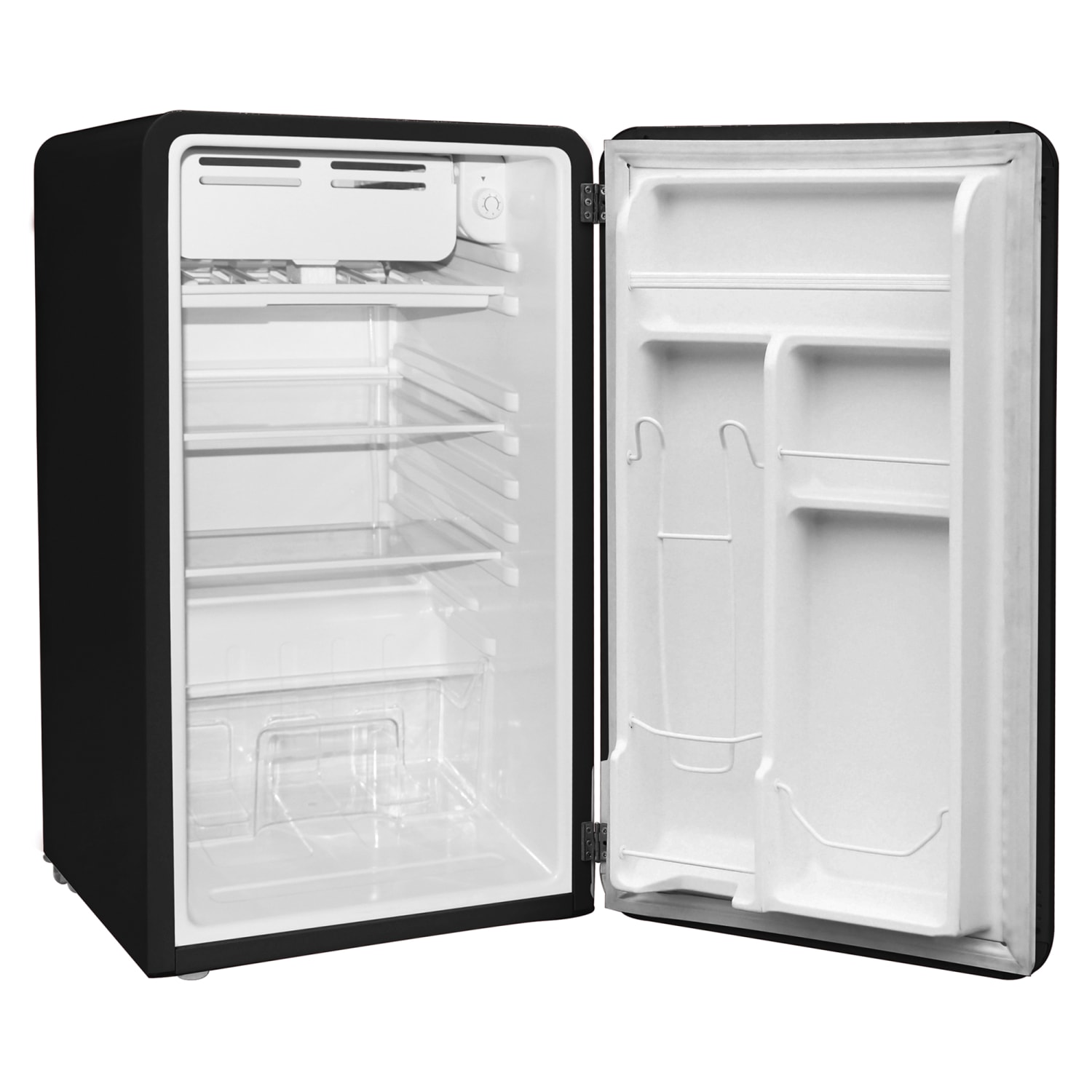 Frigidaire 3.2-cu.-ft. 60-Watt Retro Compact Refrigerator, Black, EFR372-B-BLACK - Image 4