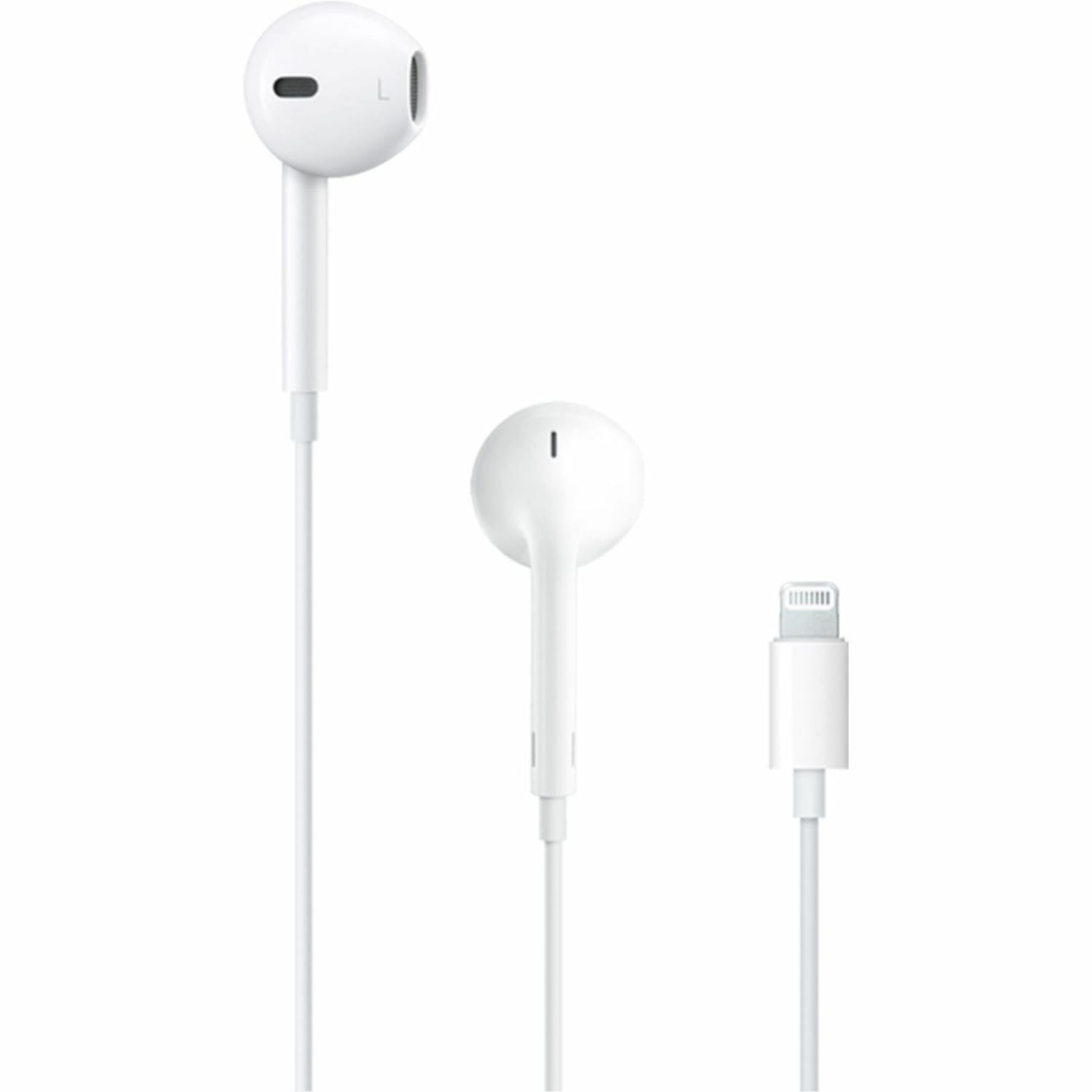 Apple EarPods (Lightning Connector) - Stereo - Lightning Connector - Wired - Earbud - Binaural - In-ear - White - Image 3