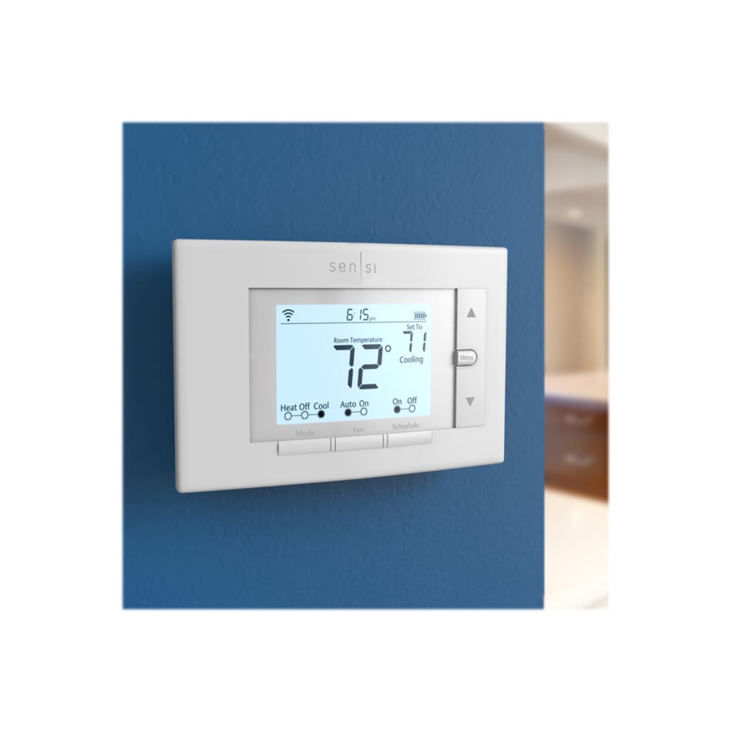 Emerson Sensi ST55 - Thermostat - wireless - 802.11b/g/n - Image 5