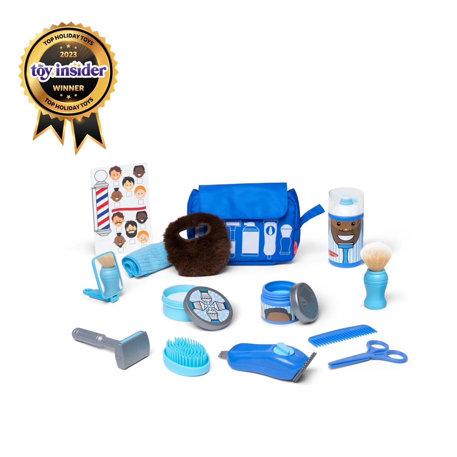 Melissa & Doug Barber Shop Play Set, 13-1/6in x 10-1/16in - Image 3