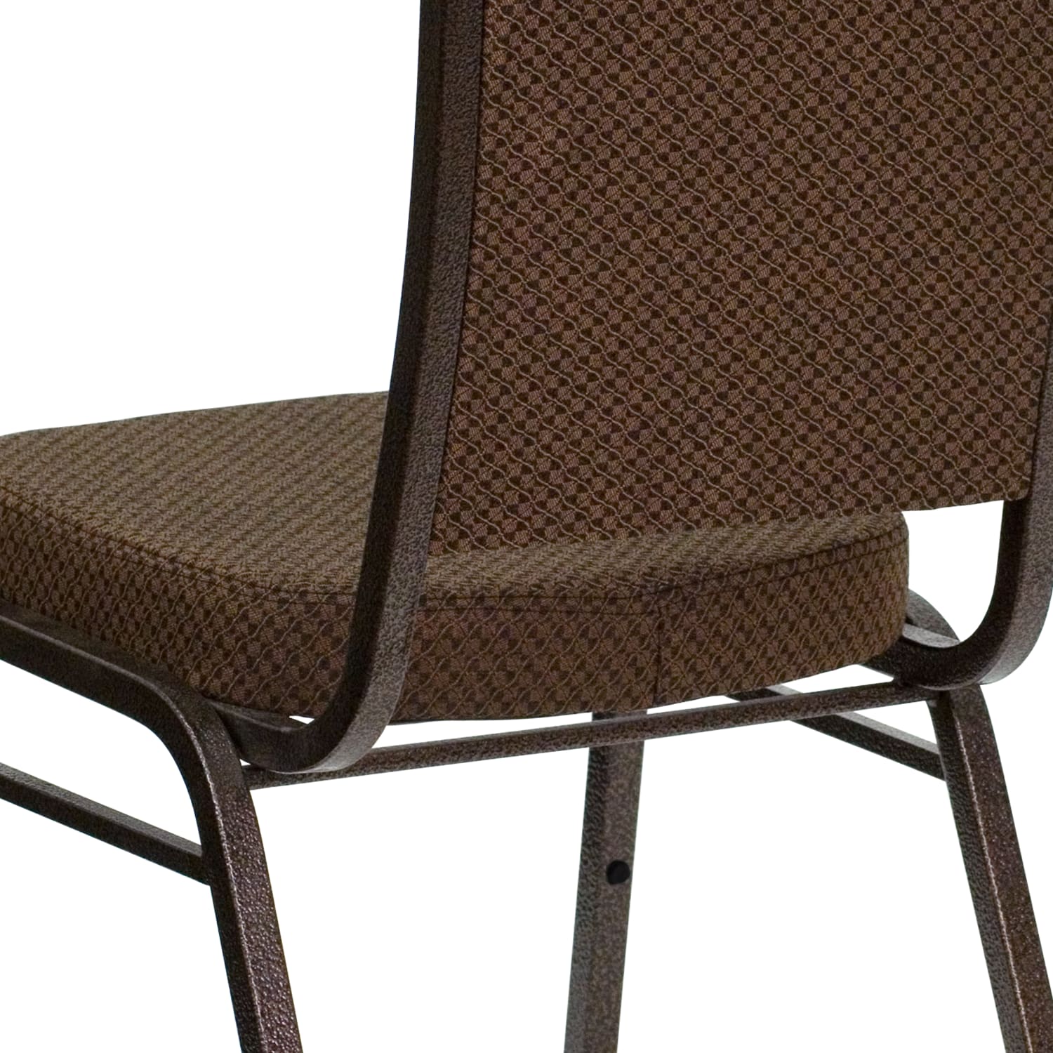 Flash Furniture HERCULES Series Crown Back Stacking Banquet Chair Brown PatternedCoppervein PopularChairscom