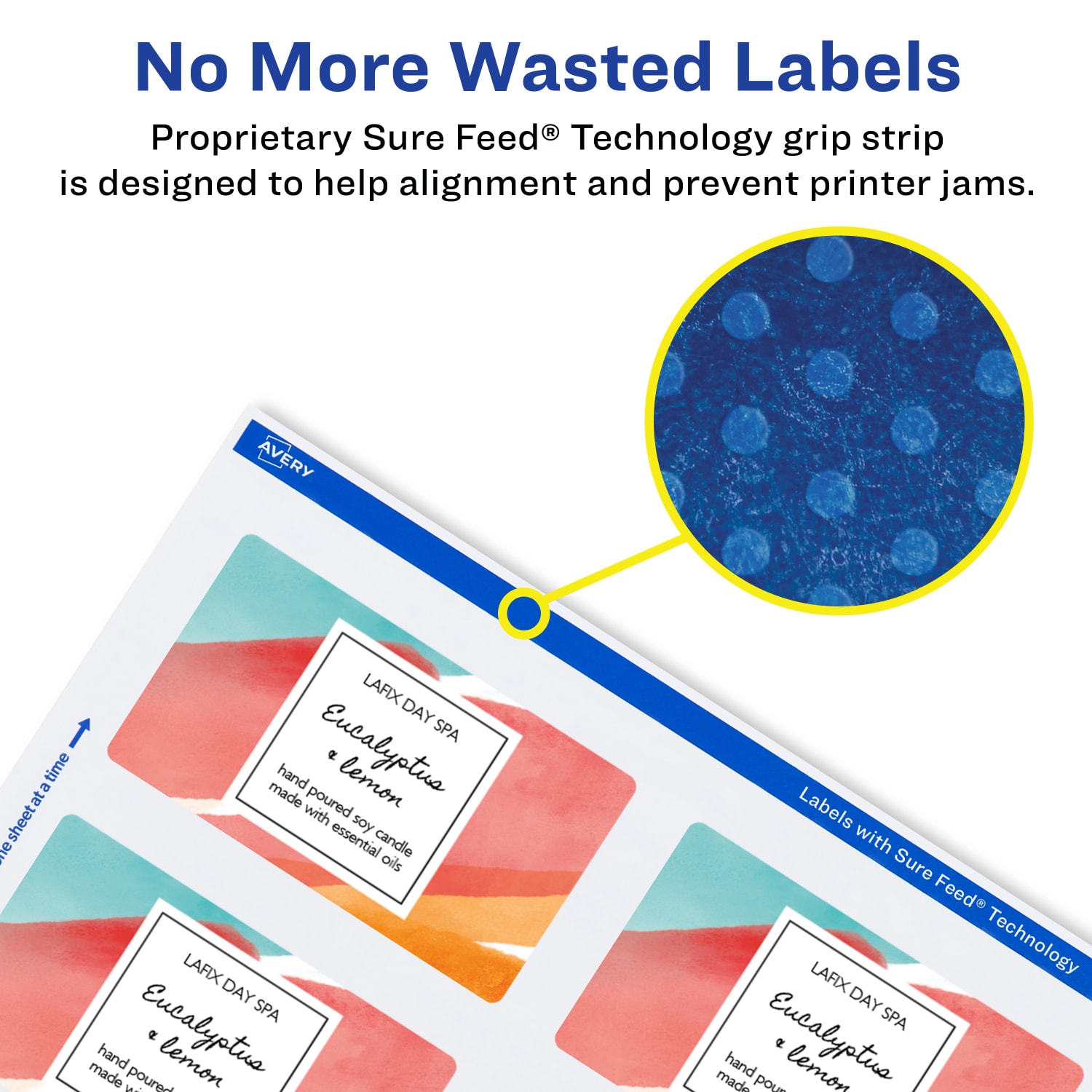 Avery Waterproof Permanent Labels With Sure Feed, 94207-WMF5, Rectangle, 2in x 4in, White, Pack Of 50 - Image 5
