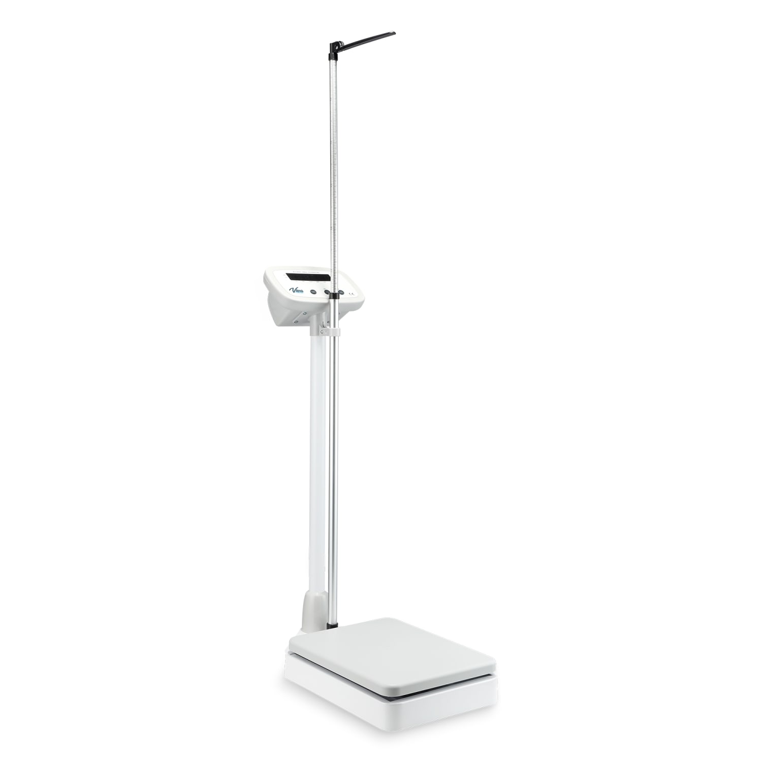 Alpine Vivacomfort ADIME904-01 Digital Physician Scale With Height Rod, 37.4inH x 11.81inW x 20.47inD, White - Image 5