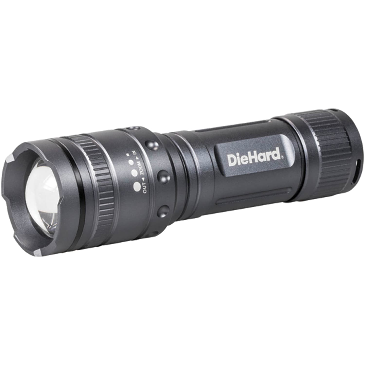 DieHard 11W 1,000-Lumen Twist Focus Flashlight, 5-1/4in x 1-1/2in x 1-1/2in, Black - Image 3