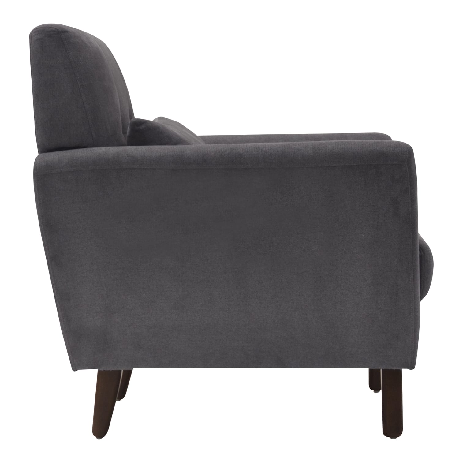 Serta Artesia Collection Arm Chair, Slate Gray/Chestnut - Image 5