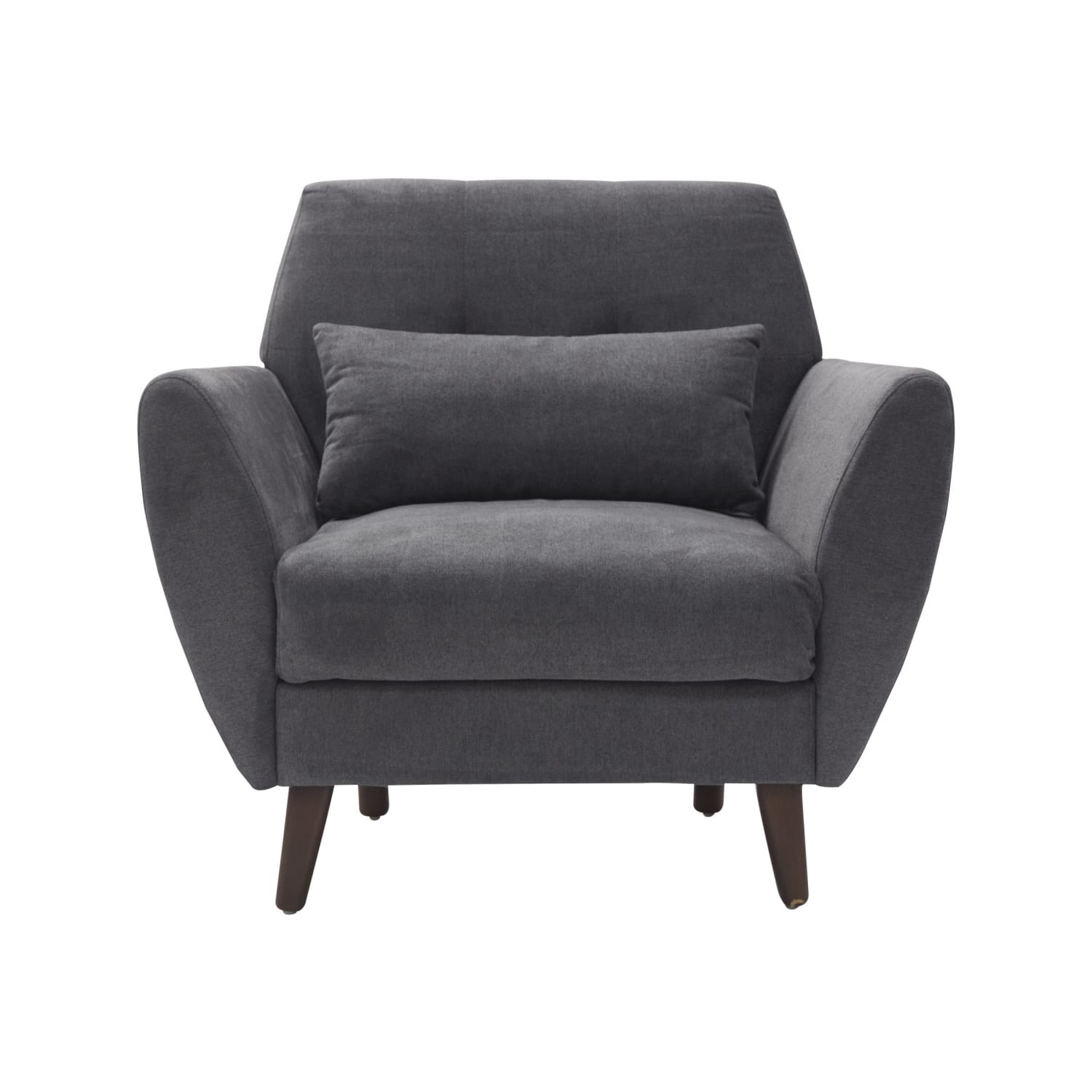 Serta Artesia Collection Arm Chair, Slate Gray/Chestnut - Image 9