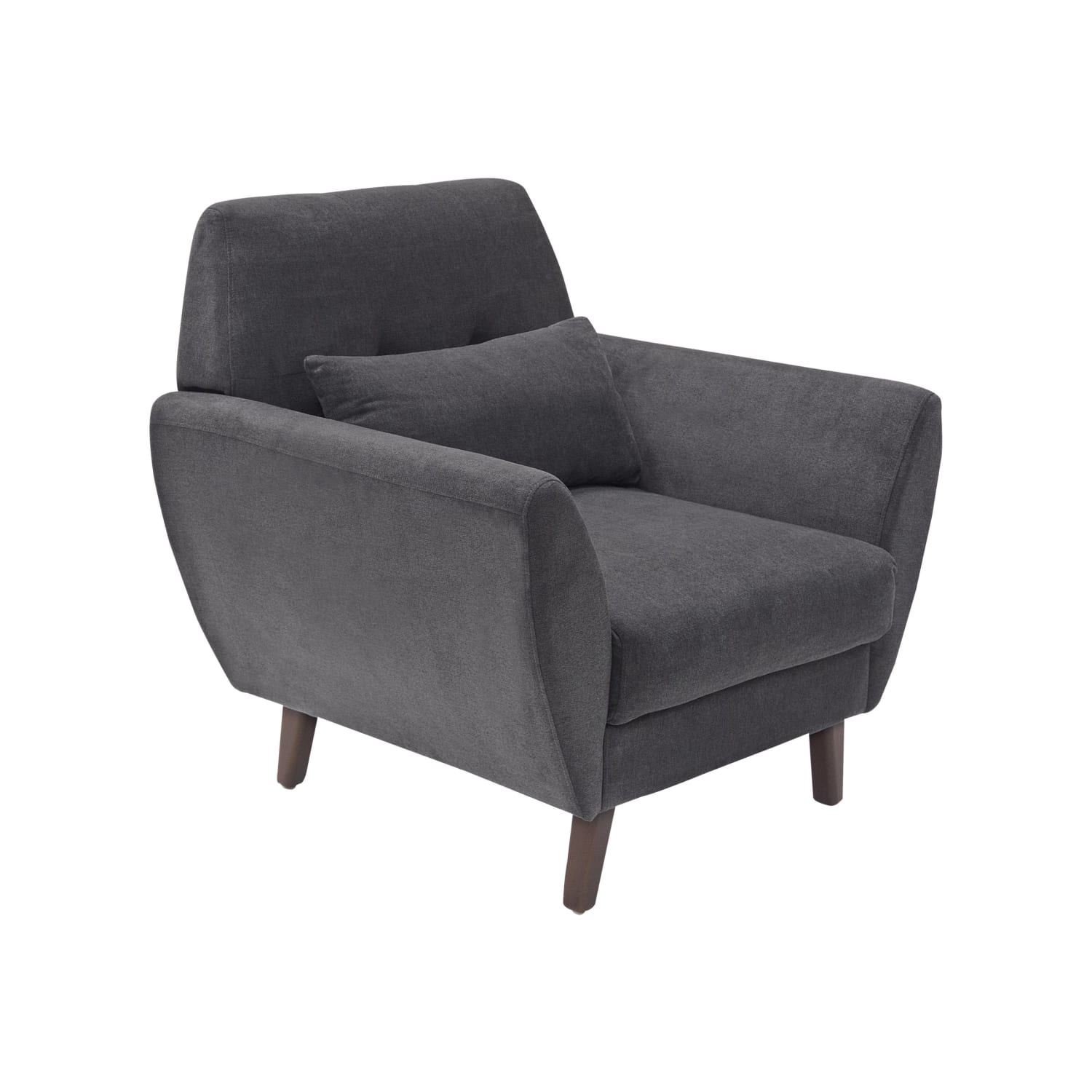 Serta Artesia Collection Arm Chair, Slate Gray/Chestnut - Image 10