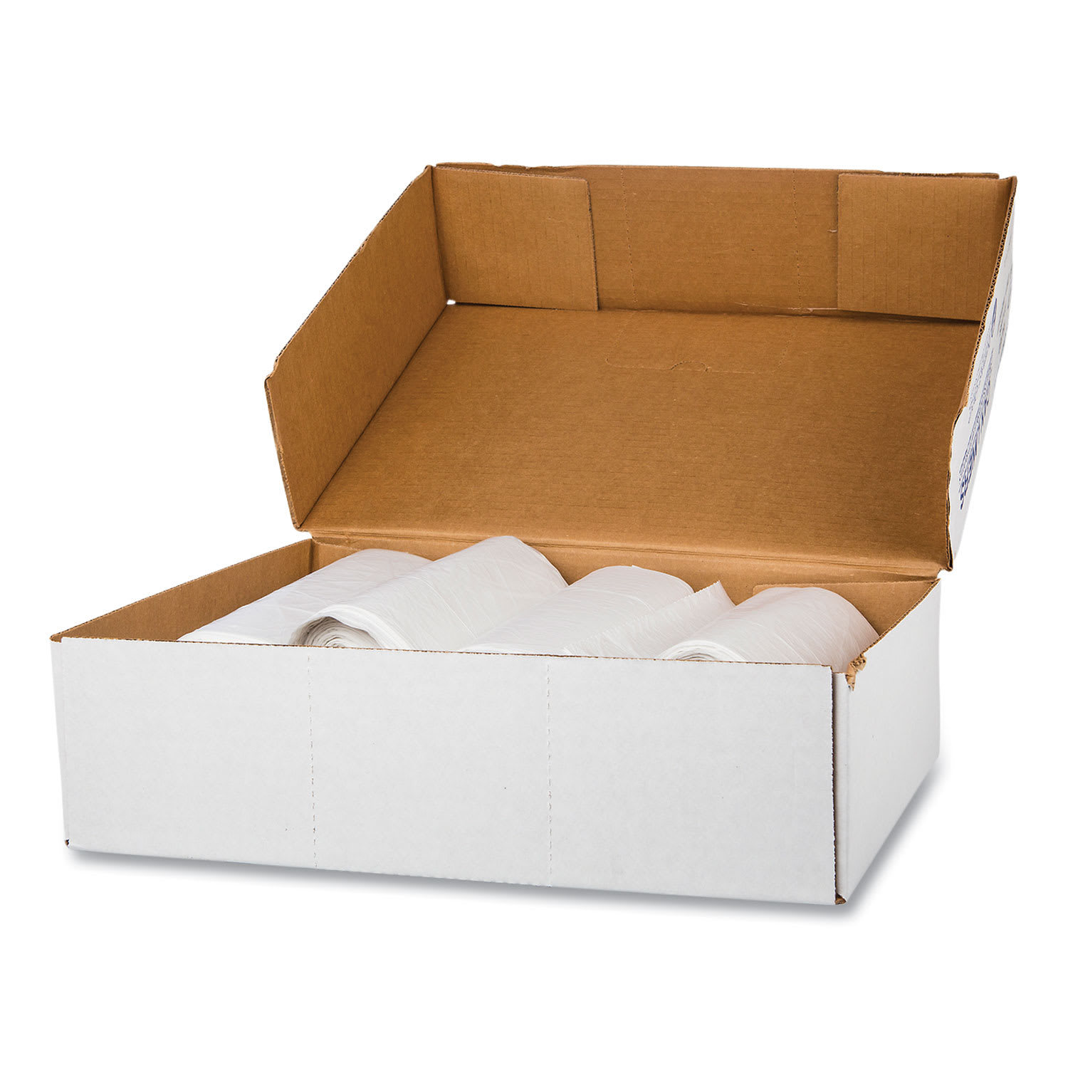 Interplast Group High Density Commercial Can Liners, 10 gal, 5 mic, 24in x 24in, Natural, Perforated Roll, 50 Bags/Roll, 20 Rolls/Carton - Image 3