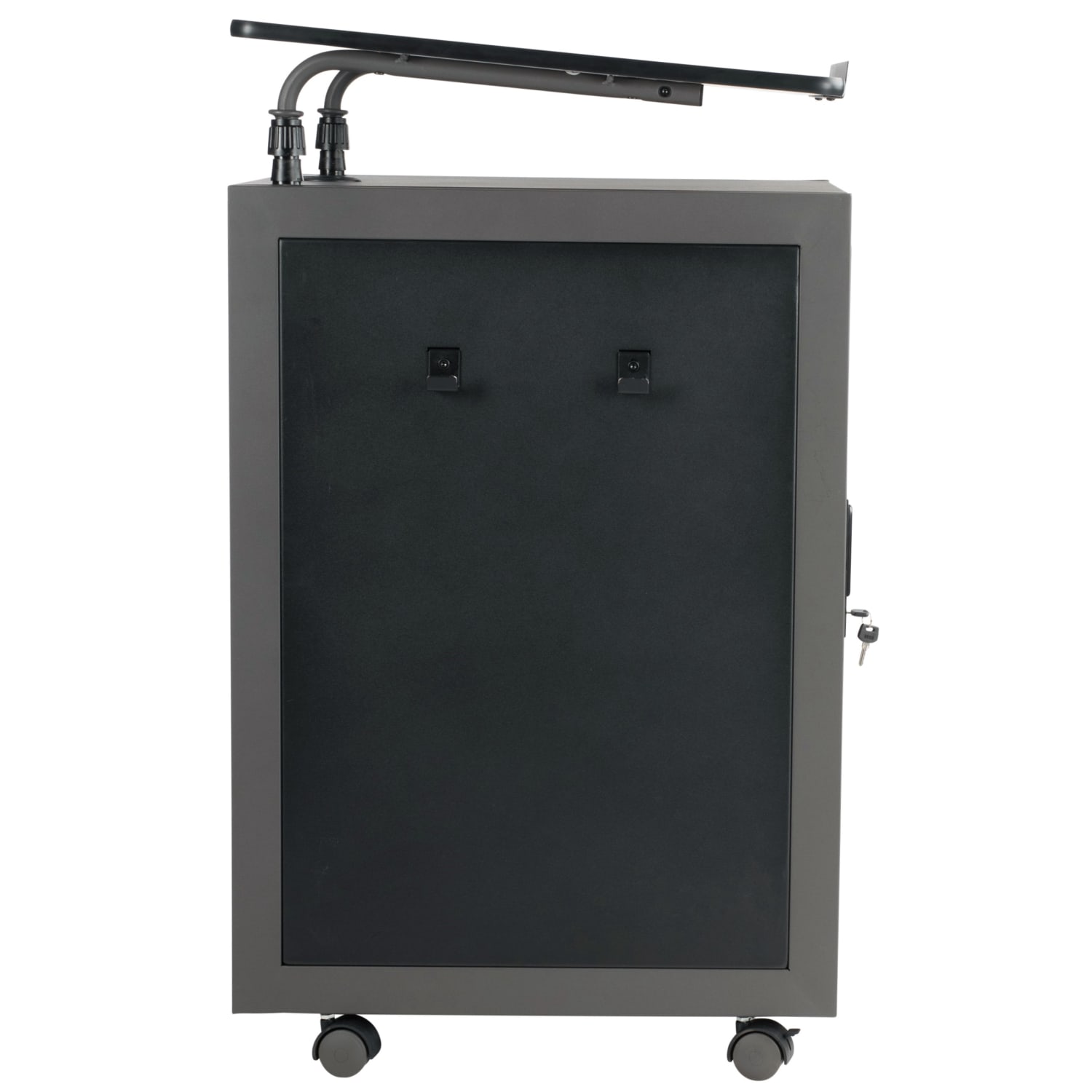 National Public Seating Oklahoma Sound Teachers WorkPod Lectern, 41inH x 20inW x 24inD, Charcoal Slate - Image 6