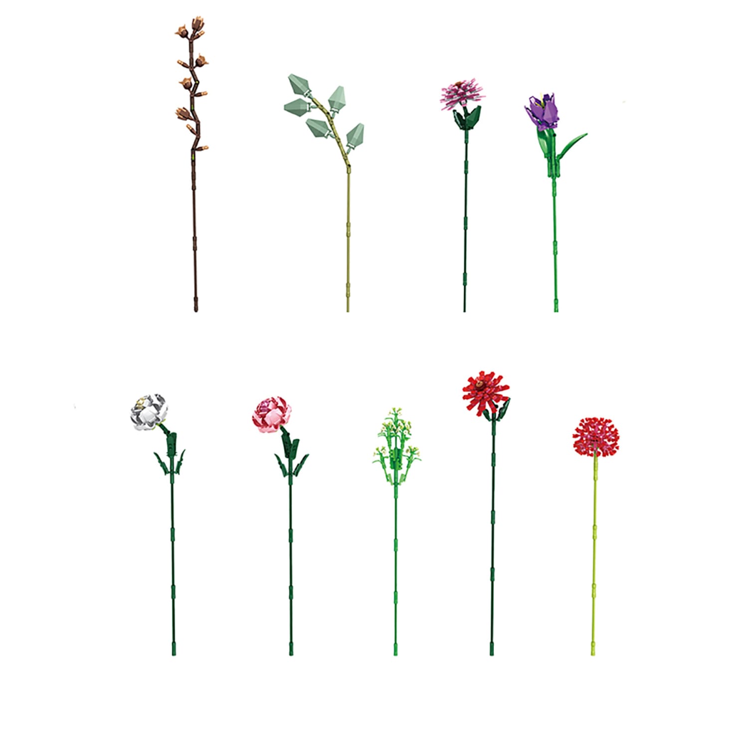 Contixo BK03 Spring Bouquet Floral Collection Building Block Set, Grade 3 - 12, Set Of 1,237 Pieces - Image 5