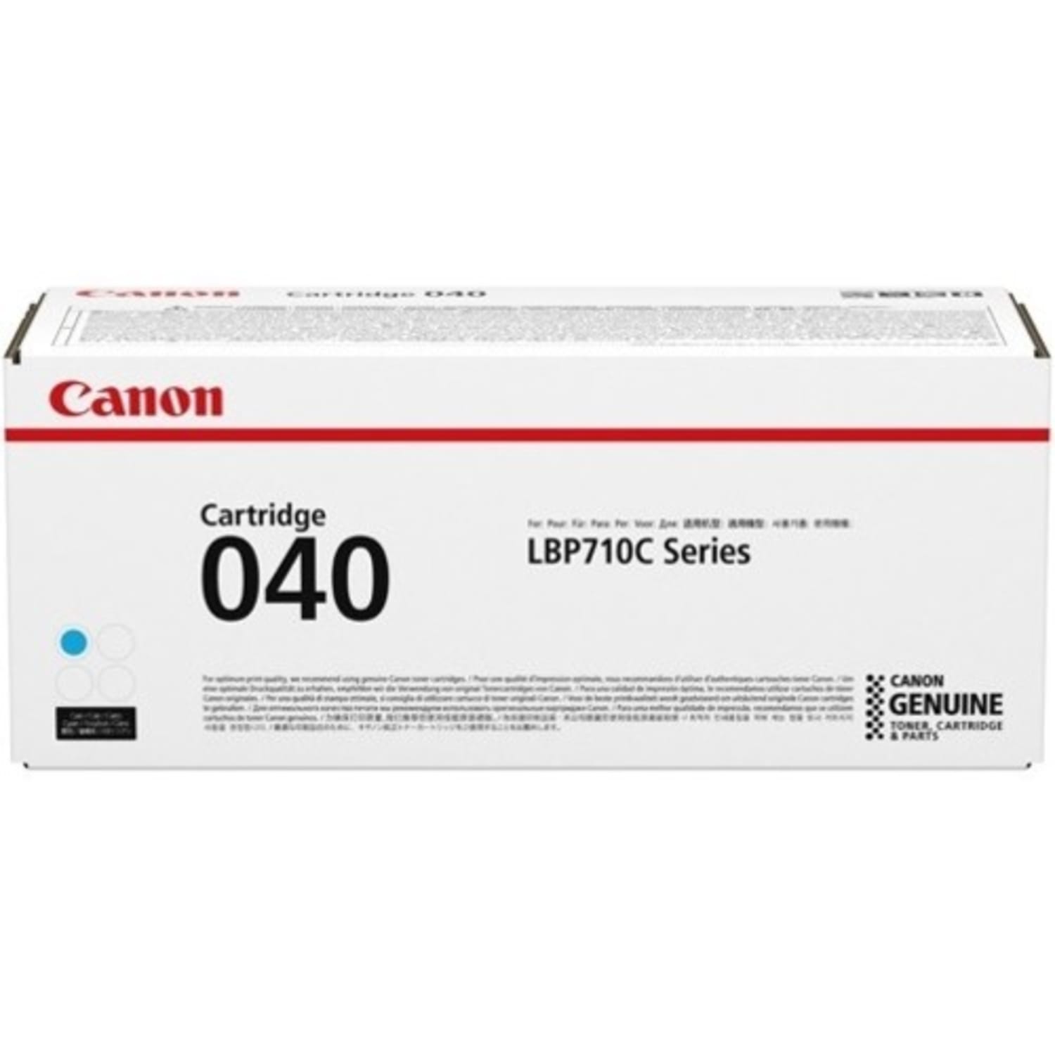Canon CRG-040CYN Original Standard Yield Laser Toner Cartridge - Cyan Pack - 5400 Pages - Image 3