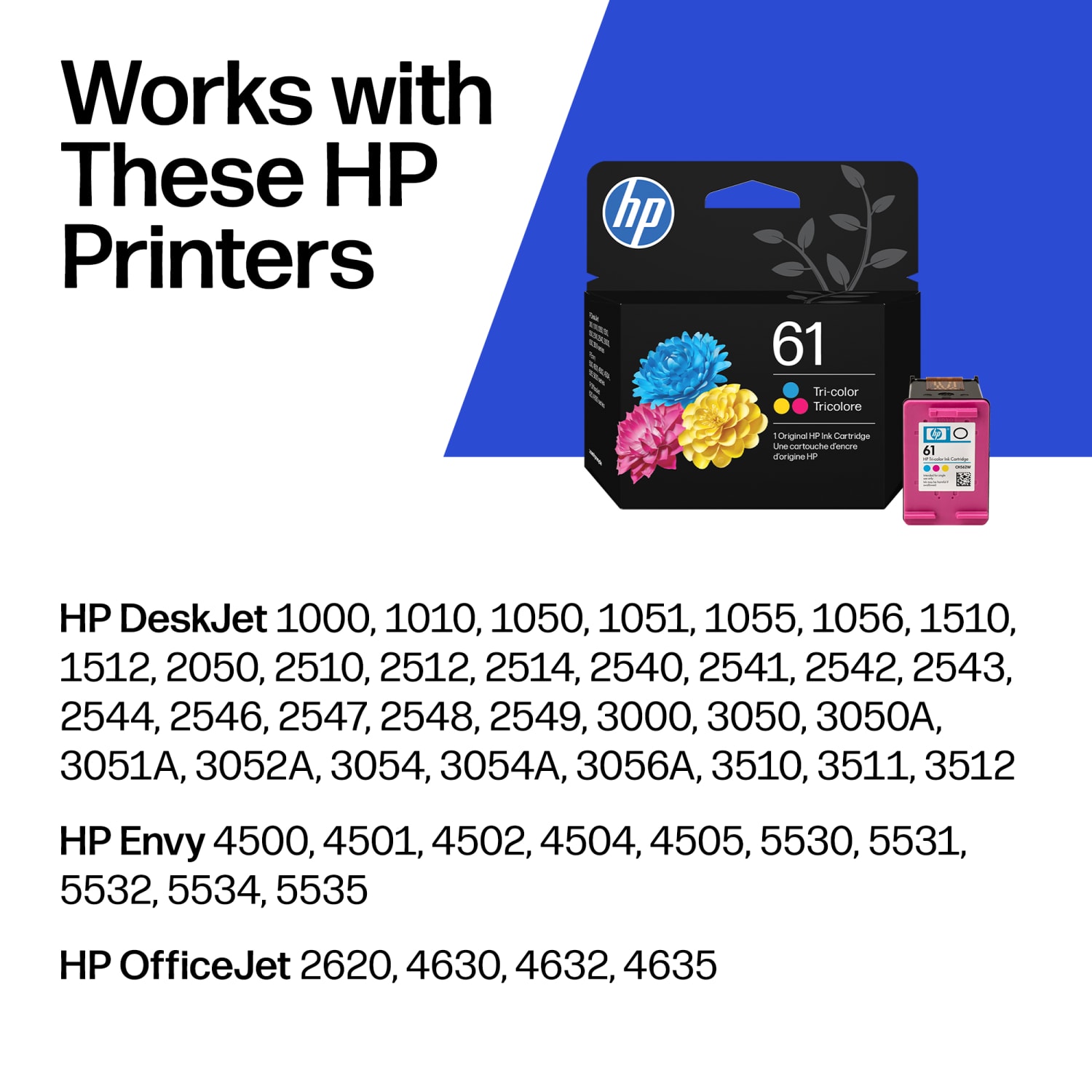 HP 61 Tri-Color Original Ink Cartridge - Image 3