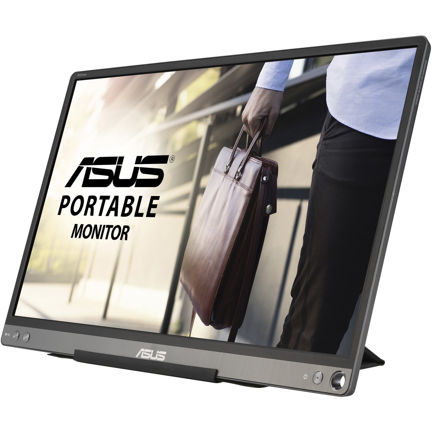 Asus ZenScreen MB16ACE 16in Class Full HD LCD Monitor - 16:9 - Dark Gray - 15.6in Viewable - In-plane Switching (IPS) Technology - MB16ACE - Image 5