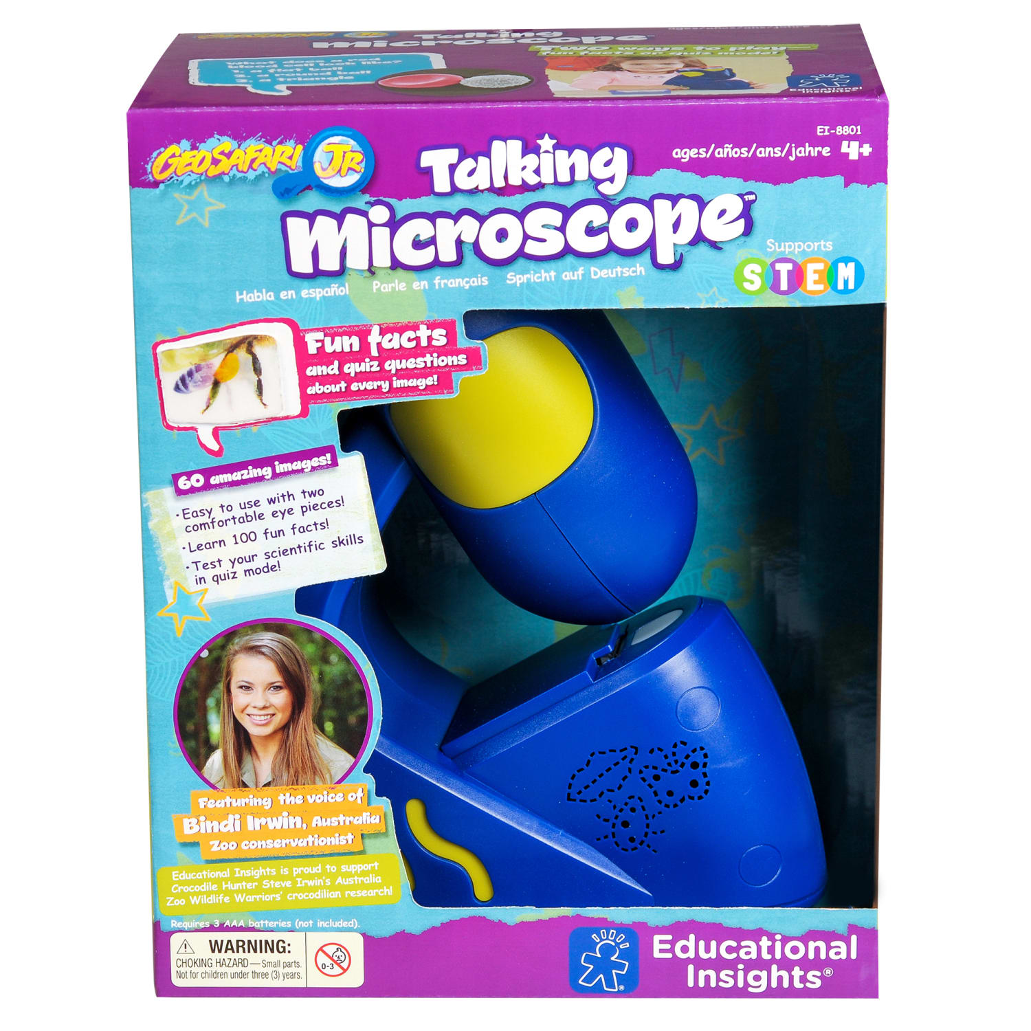 Educational Insights GeoSafari Jr. Talking Microscope 21-Piece Set - Image 3