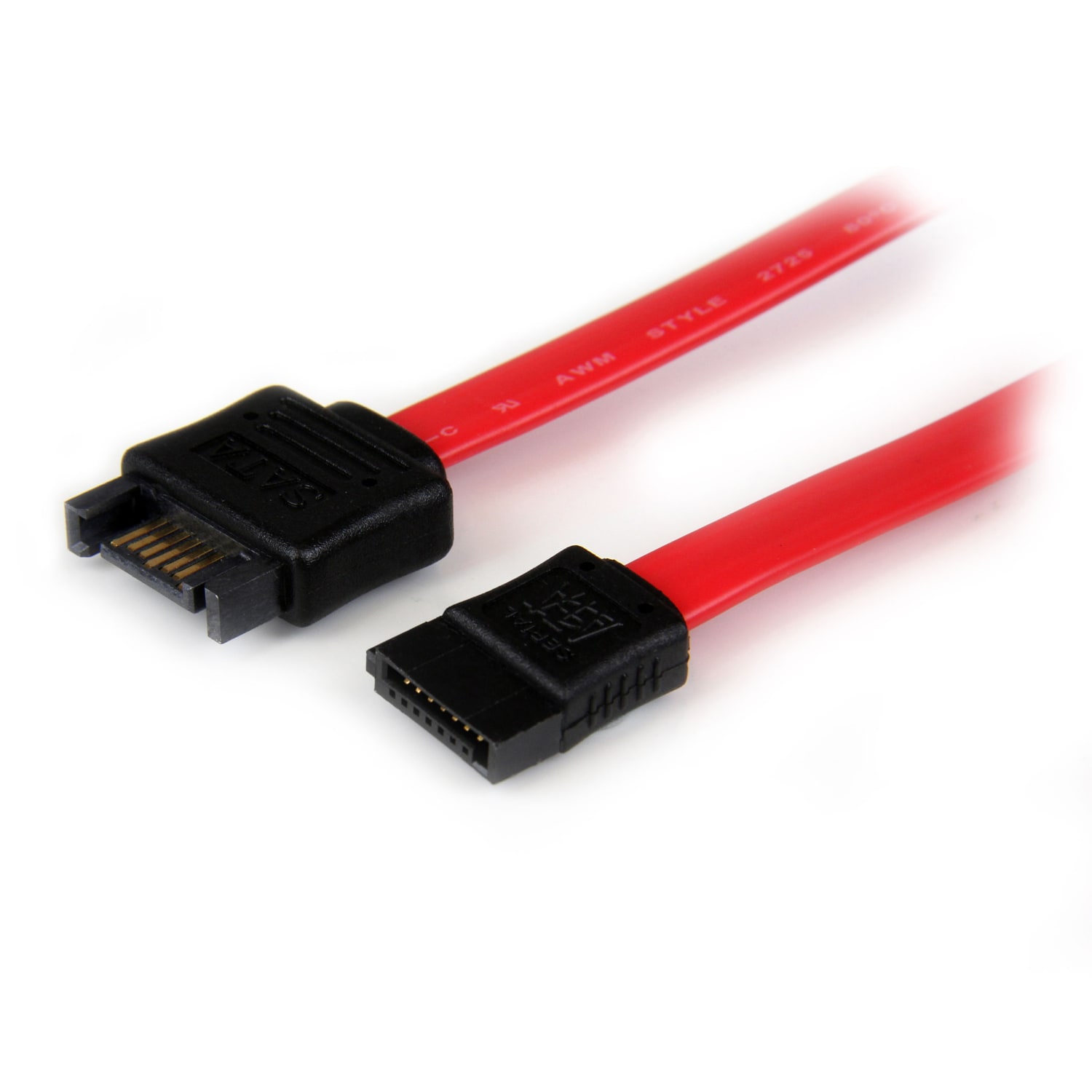 StarTech.com 0.3m SATA Extension Cable - Extend SATA Data Connections by up to 30cm (12in) - 30cm 7 pin sata extension - 7 pin sata extension cable - 7 pin sata extension cord - Image 3