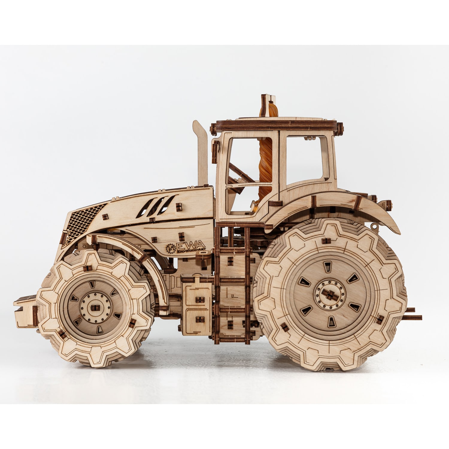 EWA Eco-Wood-Art Tractor 3D Wooden STEM Construction Kit - Image 4