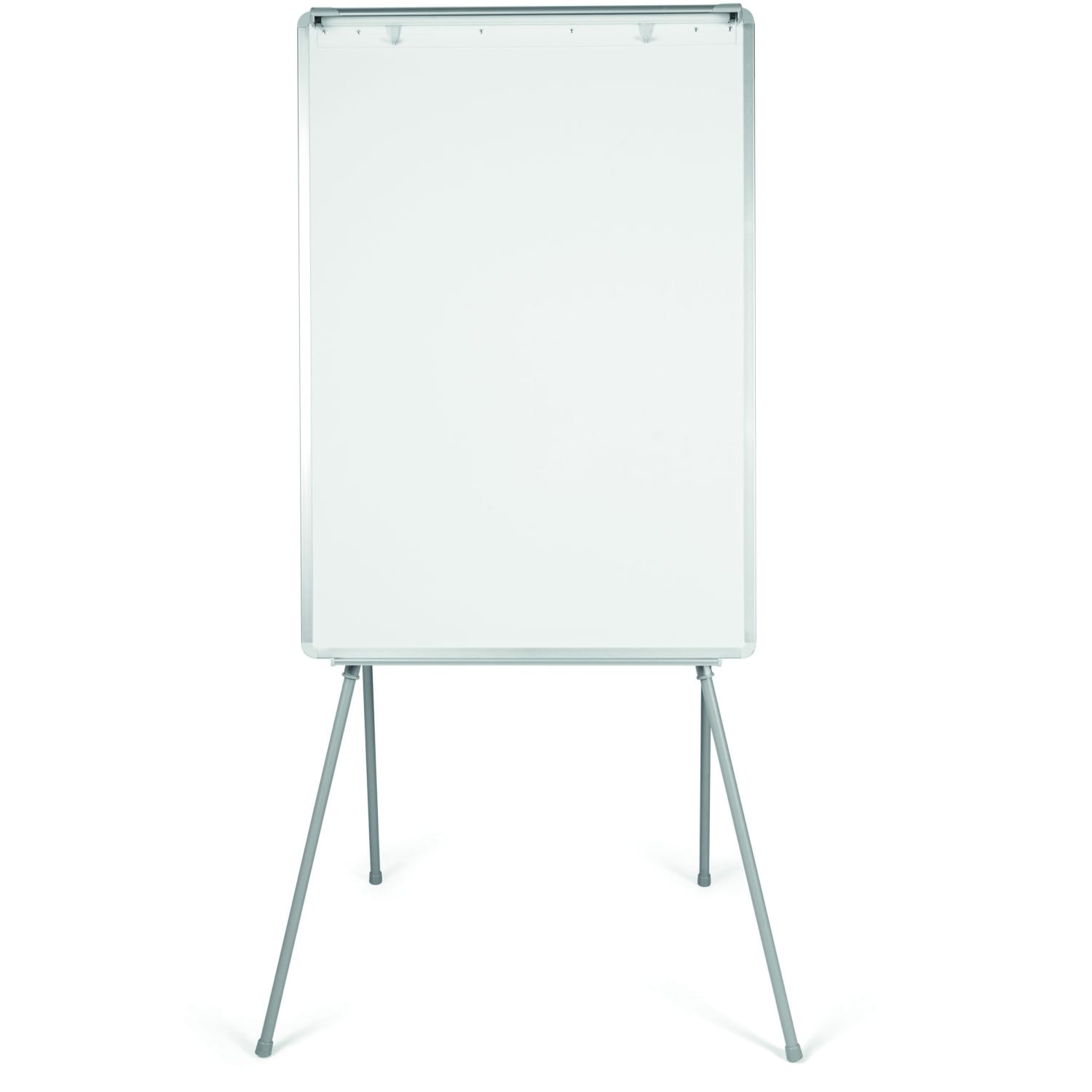 MasterVision Quadpod Presentation Easel - 28in (2.3 ft)x 40.5in (3.4 ft) - White Surface - Gray Aluminum Frame - Rectangle - Floor Standing, Tabletop - Image 3
