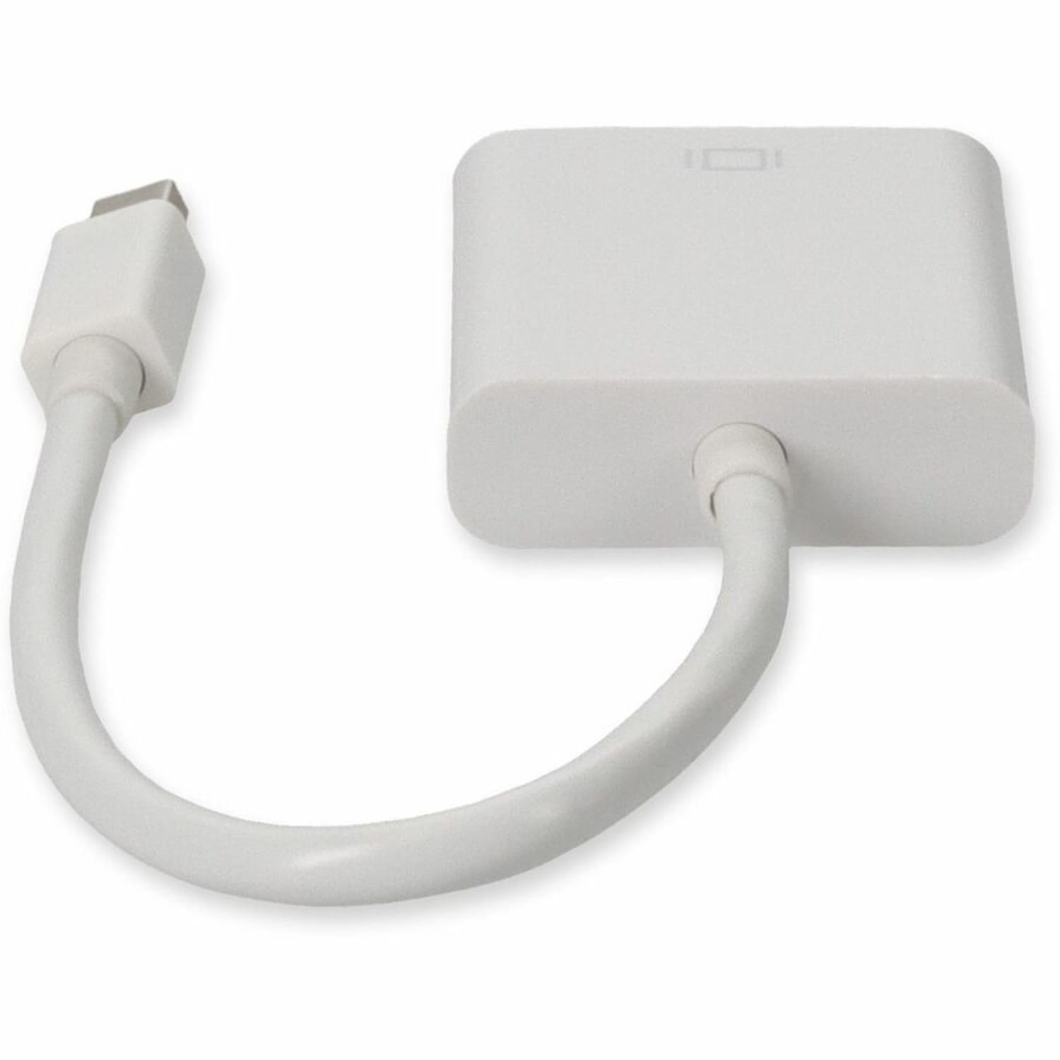 AddOn Mini-DisplayPort 1.1 Male to DVI-I (29 pin) Female White Adapter For Resolution Up to 1920x1200 (WUXGA) - 100% compatible and guaranteed to work - Image 5