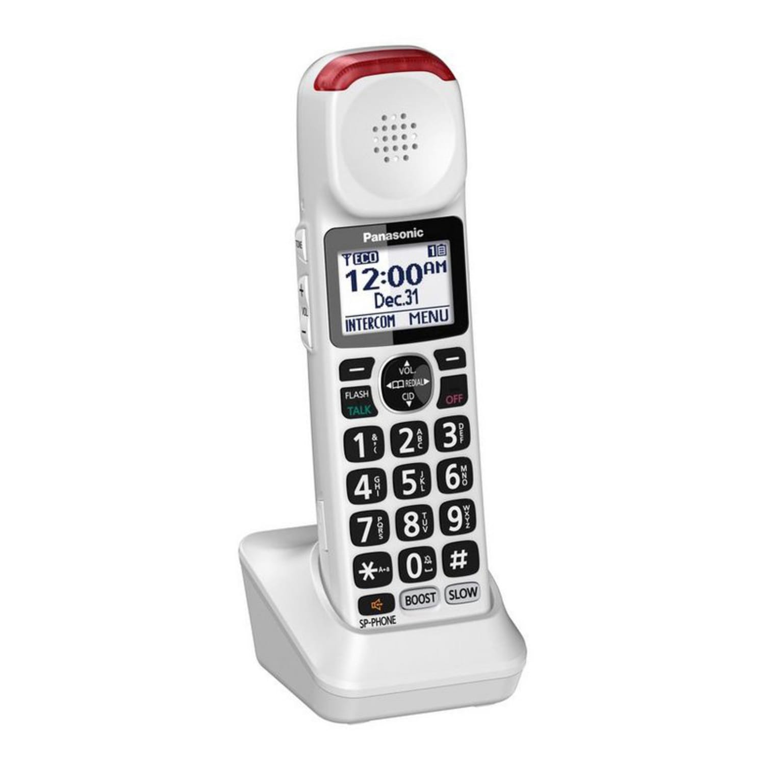 Panasonic KX-TGMA44W Cordless Expansion Handset For KX-TGM420W Digital Cordless Phone, White - Image 4