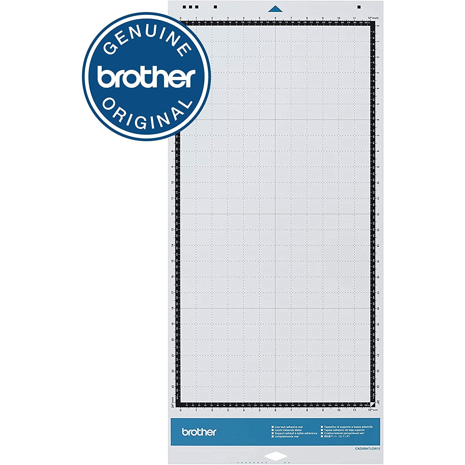 Brother ScanNCut DX Adhesive Mat, Low Tack, 12in x 24in, White - Image 5