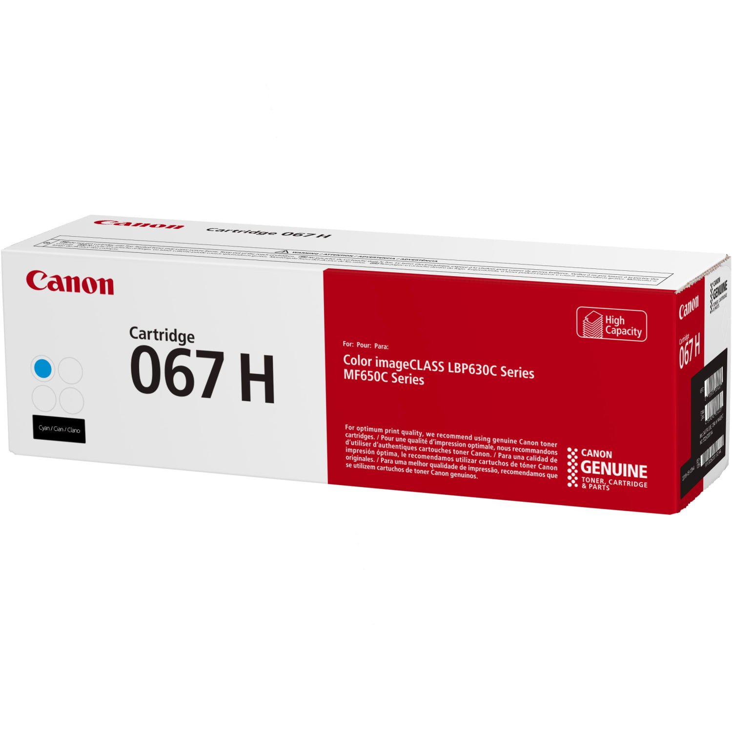 Canon 67 Cyan High Yield Toner Cartridge, 5105C001 - Image 4