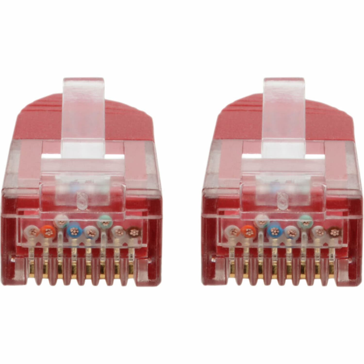 Tripp Lite Cat6 Cat5e Gigabit Molded Patch Cable RJ45 M/M 550MHz Red 6ft 6ft - 1x RJ-45 Male Network - N200006RD - Image 4