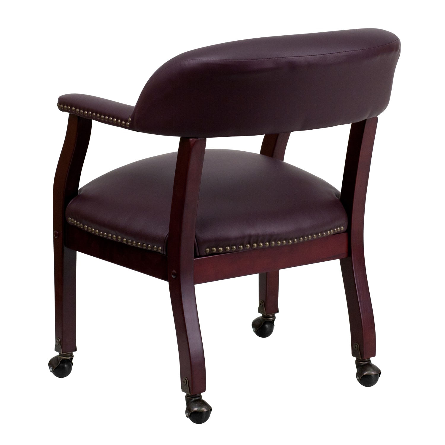 Flash Furniture Leathersoft Conference Chairs, Burgundy - Image 7