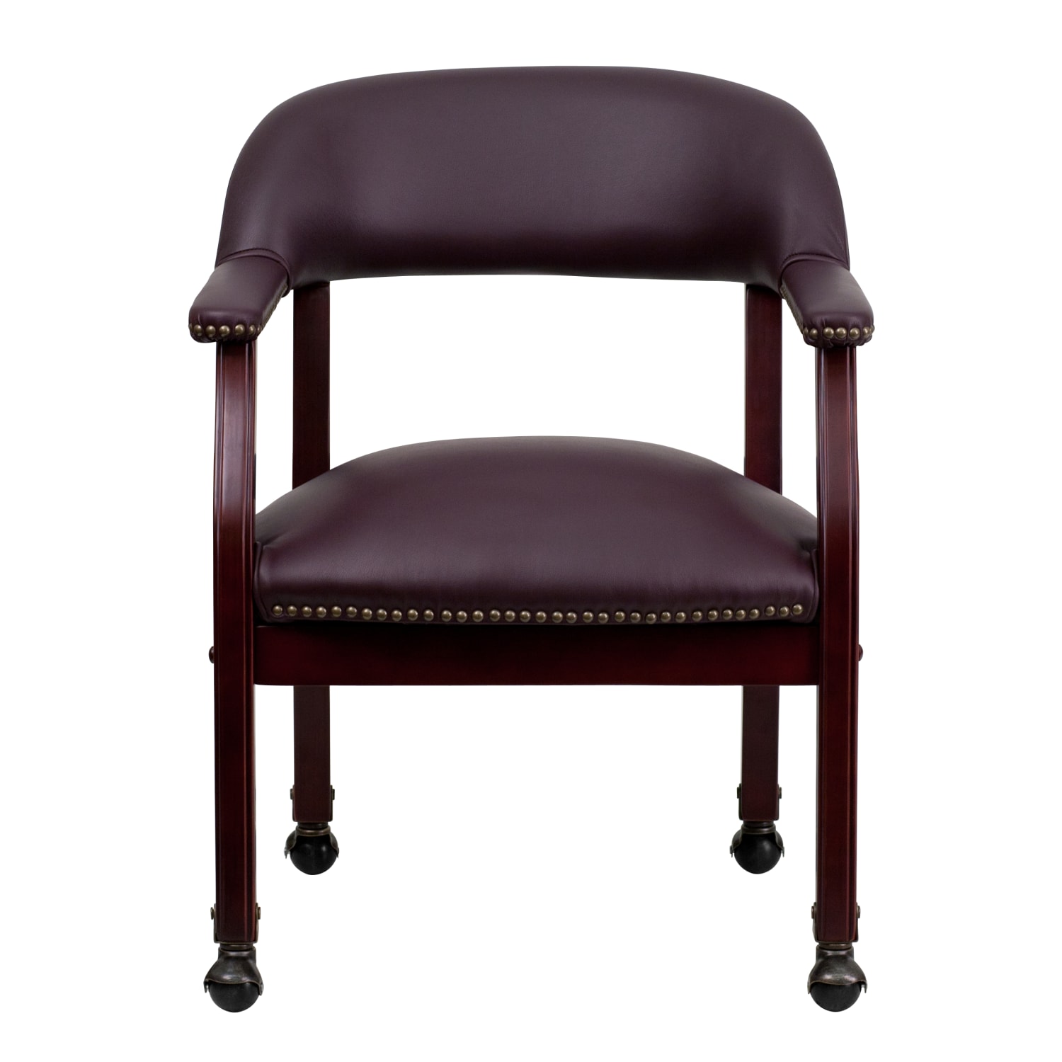 Flash Furniture Leathersoft Conference Chairs, Burgundy - Image 10