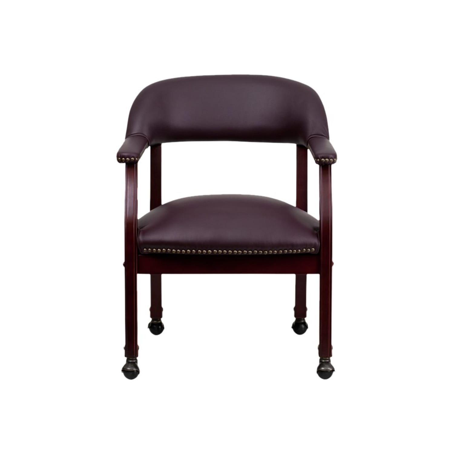 Flash Furniture Leathersoft Conference Chairs, Burgundy - Image 13