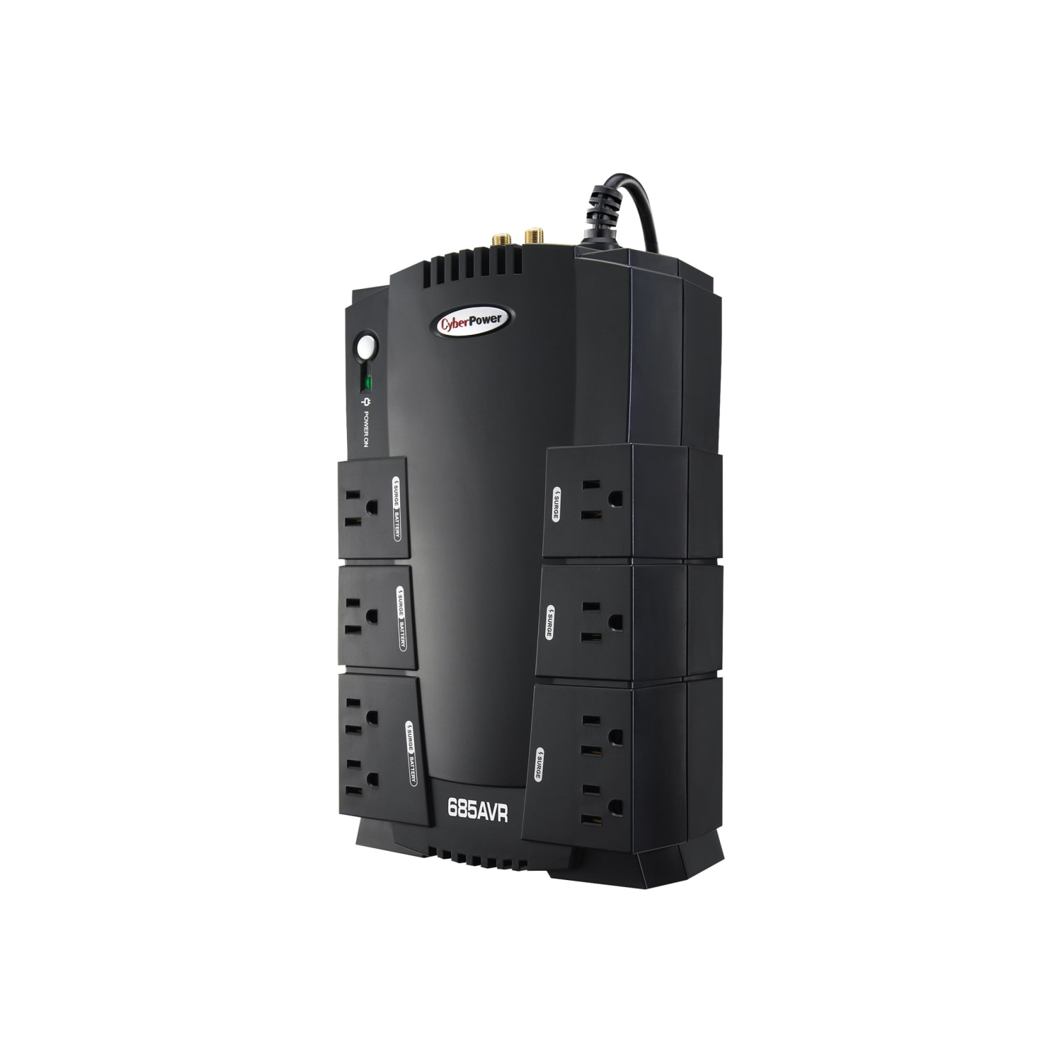 CyberPower CP685AVR Uninterruptible Power Supply, 8 Outlets, 685VA/390 Watt - Image 3