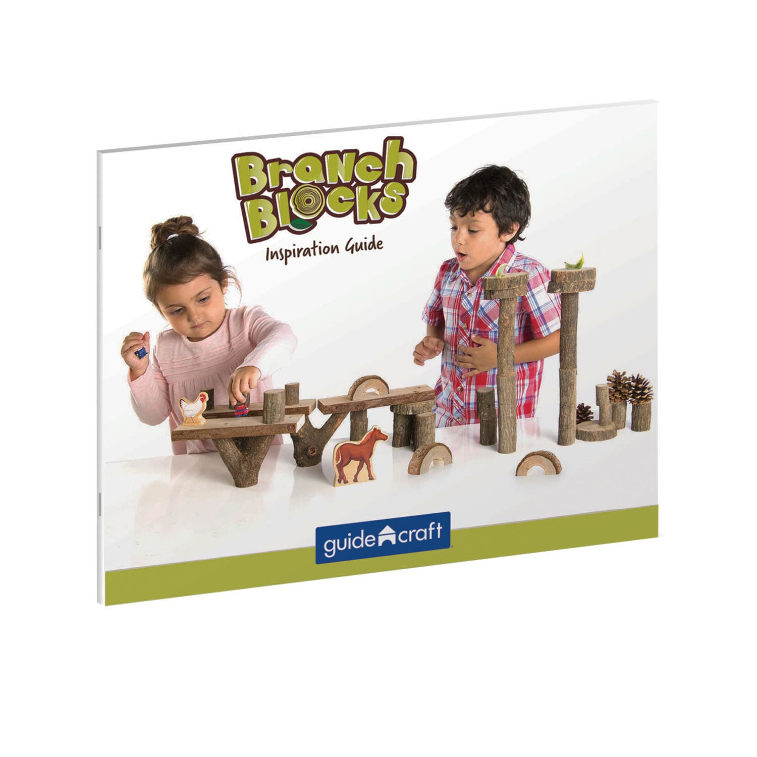 Guidecraft Branch Blocks, Brown, Pack Of 36 Blocks - Image 5