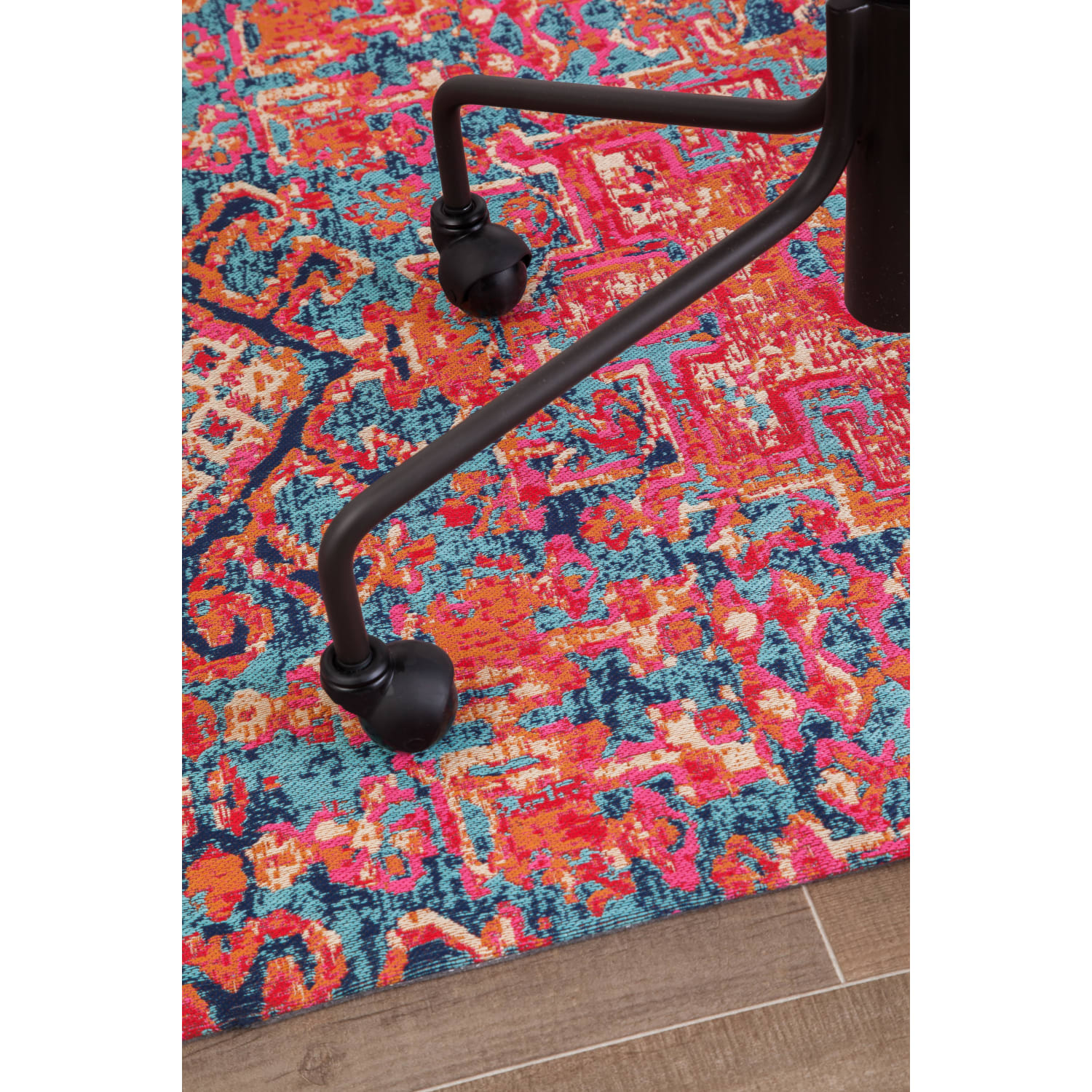 Anji Mountain Merida Rug'd Chair Mat, 1/2inH x 36inW x 48inD, Multicolor - Image 4