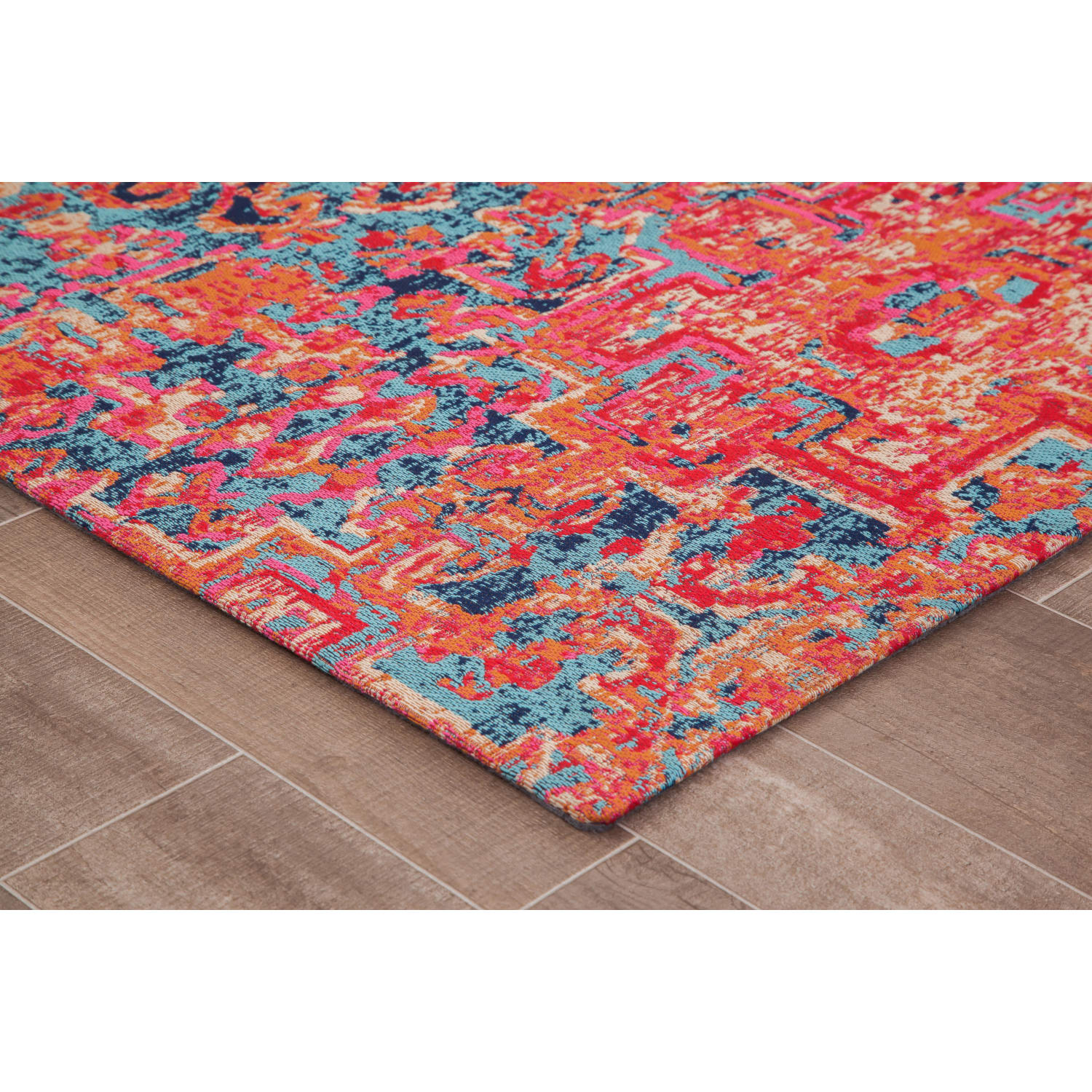 Anji Mountain Merida Rug'd Chair Mat, 1/2inH x 36inW x 48inD, Multicolor - Image 5