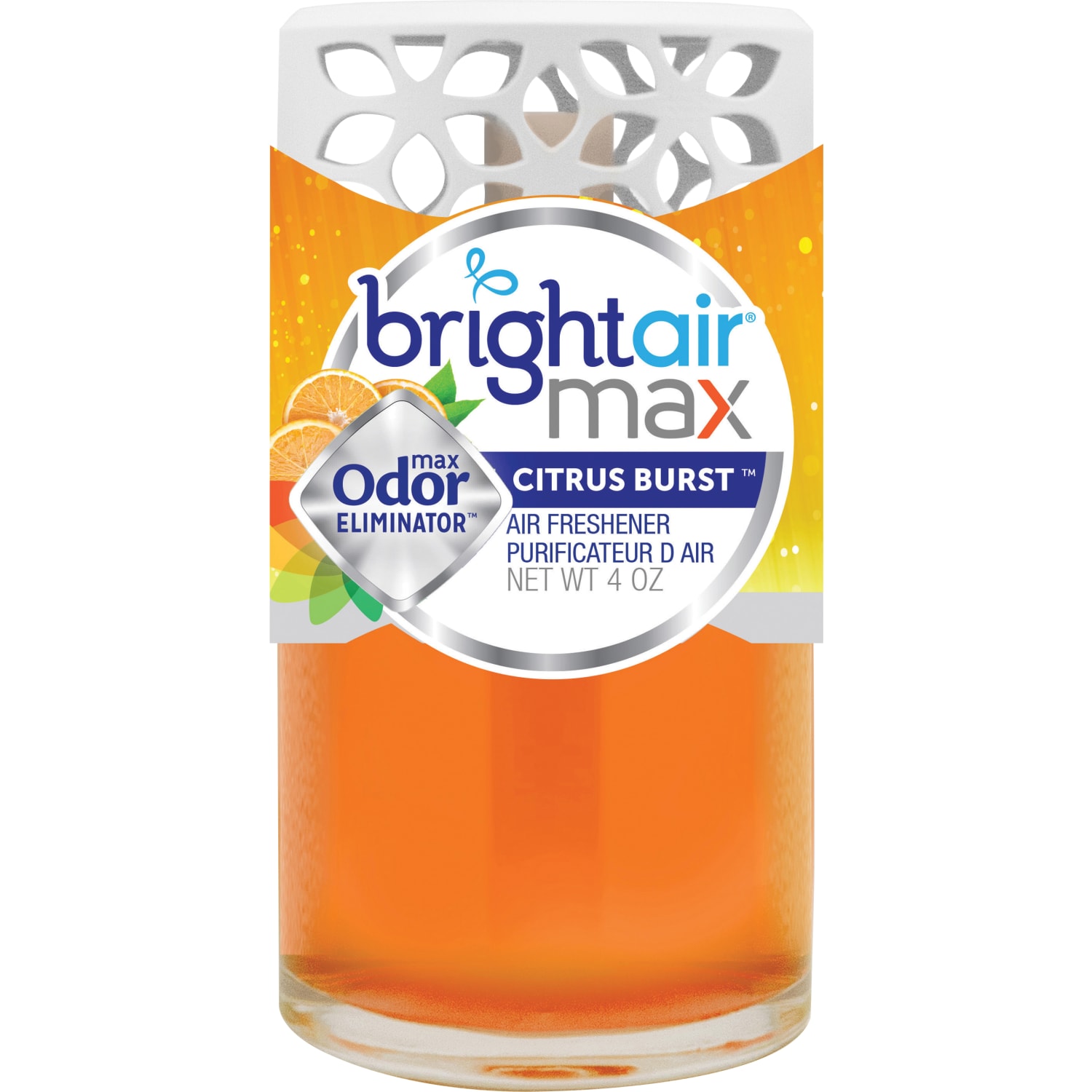 Bright Air Max Odor Eliminator - Gel - 4 oz (0.1 quart) - Citrus Burst