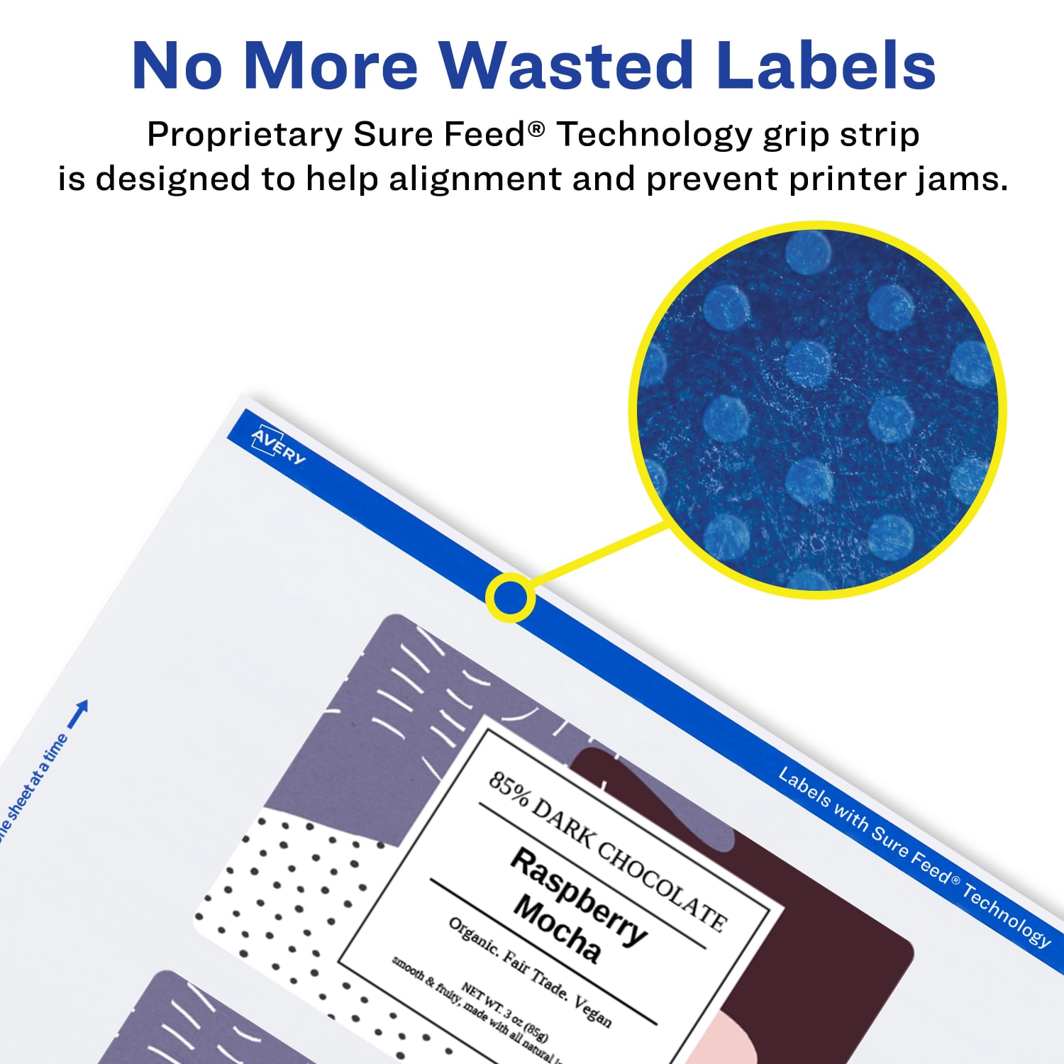 Avery Waterproof Permanent Labels With Sure Feed, 94241-WMF25, Rectangle, 2in x 5in, White, Pack Of 100 - Image 5