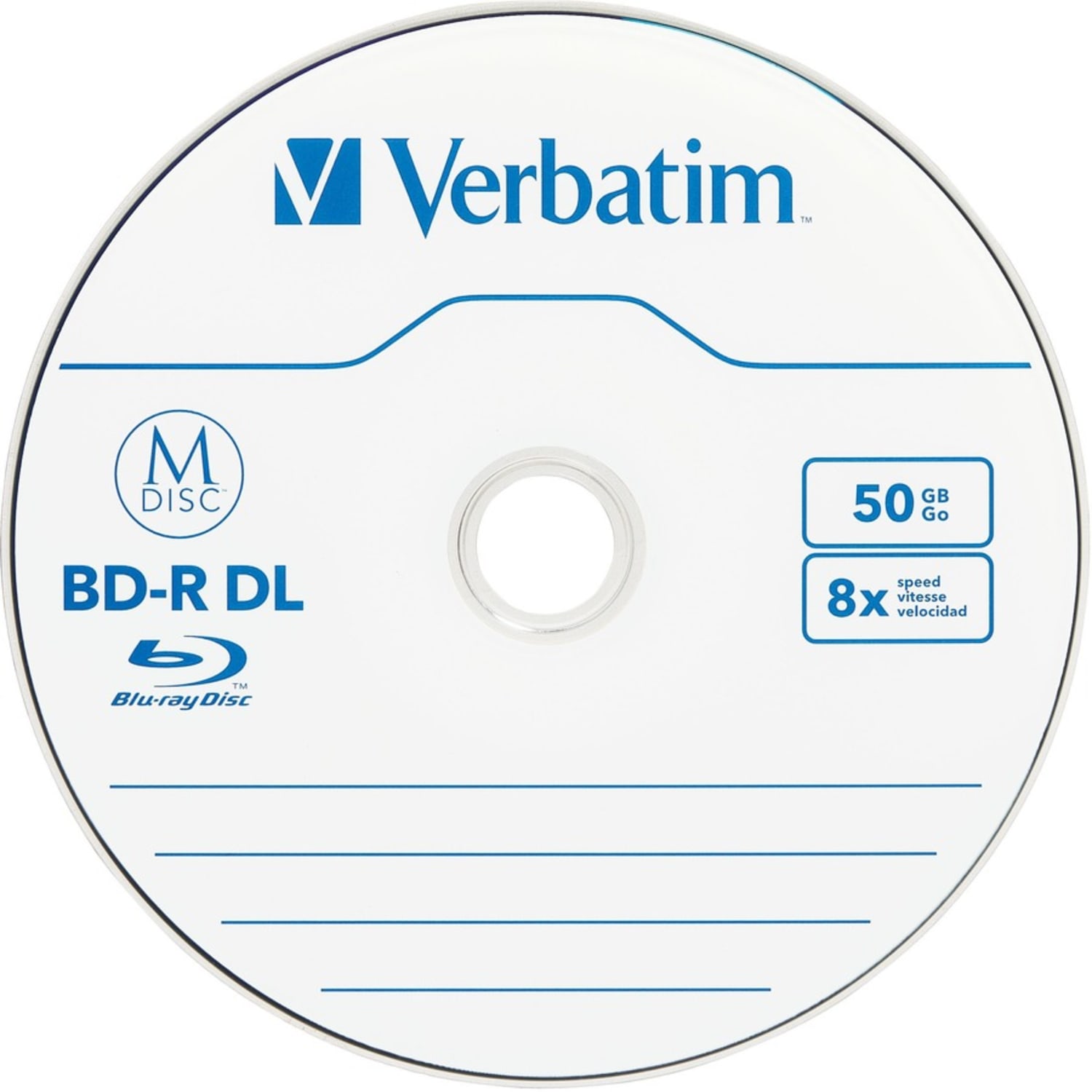 Verbatim M DISC BD-R DL - 8x - 50 GB - 25 Pack Spindle - 25pk Spindle - Image 3